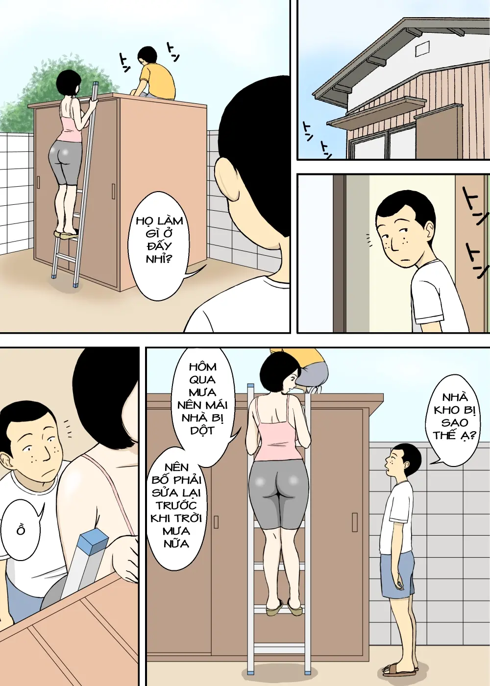 Zokuzoku Ojii-chan to Gifu to Giri no Musuko to, Kyonyuu Yome. | Ông nội, bố chồng, con ghẻ và cô vợ vú to C3 - Full trang 6