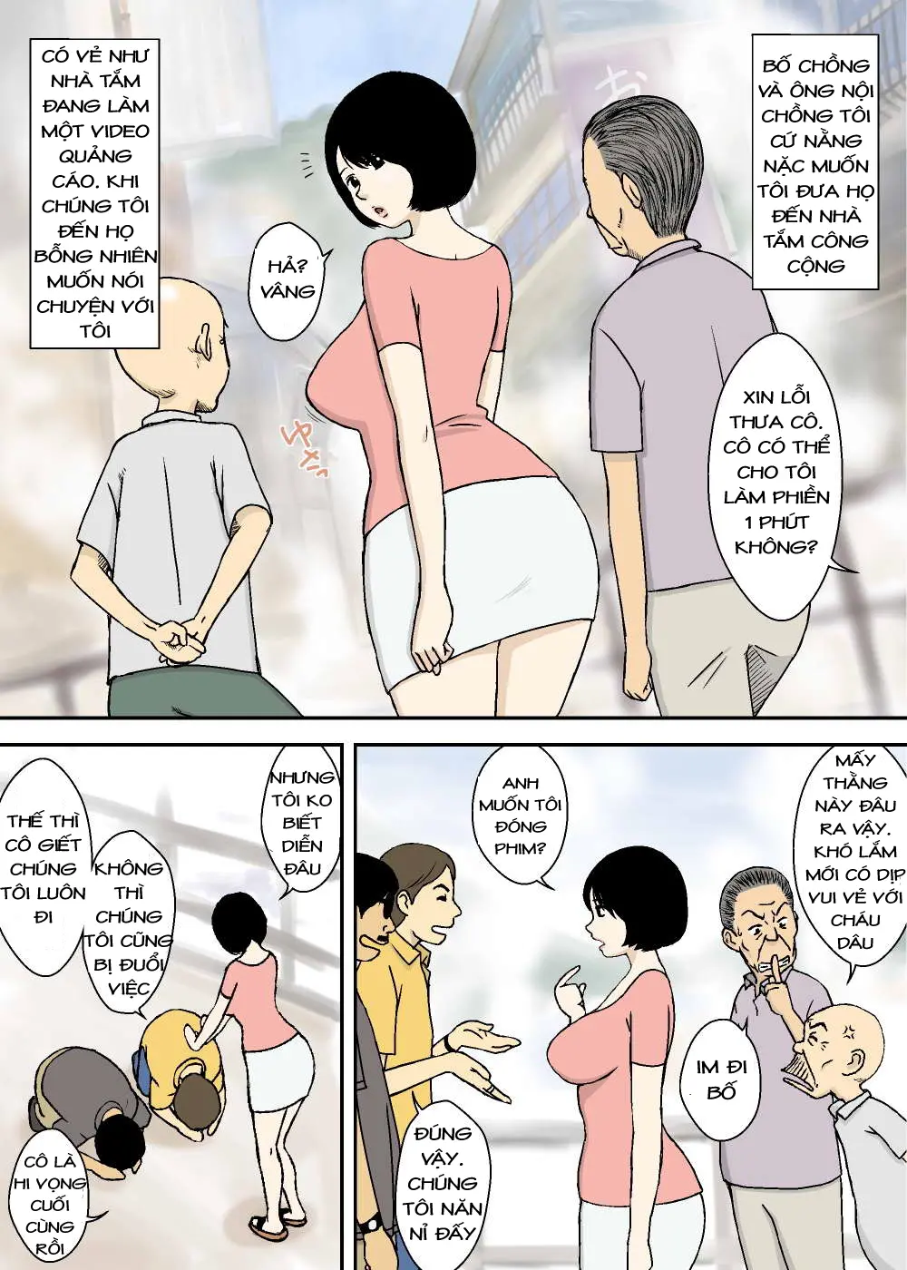 Zoku . Oji-chan to Gifu to Giri no Musuko to, Kyonyuu Yome. | Ông nội, bố chồng, con ghẻ và cô vợ vú to C2 - Full trang 21