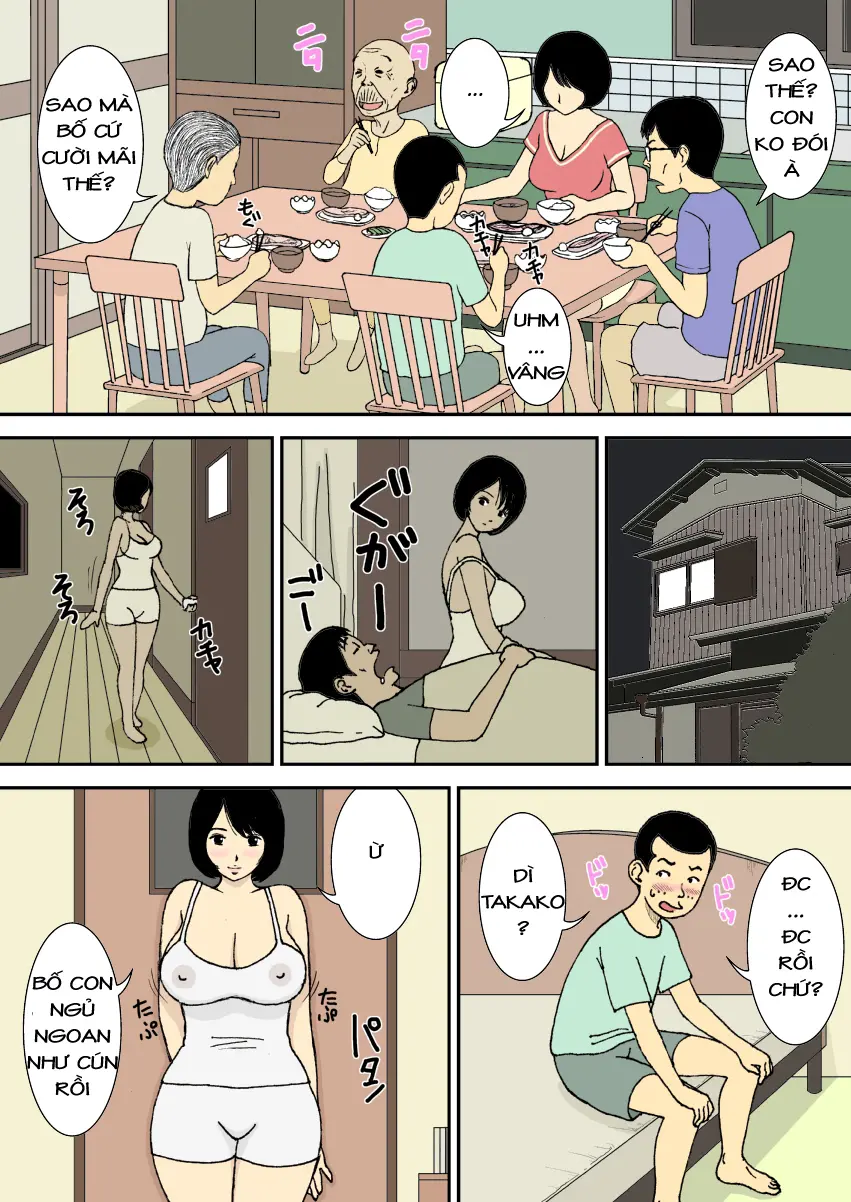 Ojii-chan to Gifu to Giri no Musuko to, Kyonyuu Yome. | Ông nội, bố chồng, con trai chồng và cô vợ vú bự Ch. 1 - Full trang 10