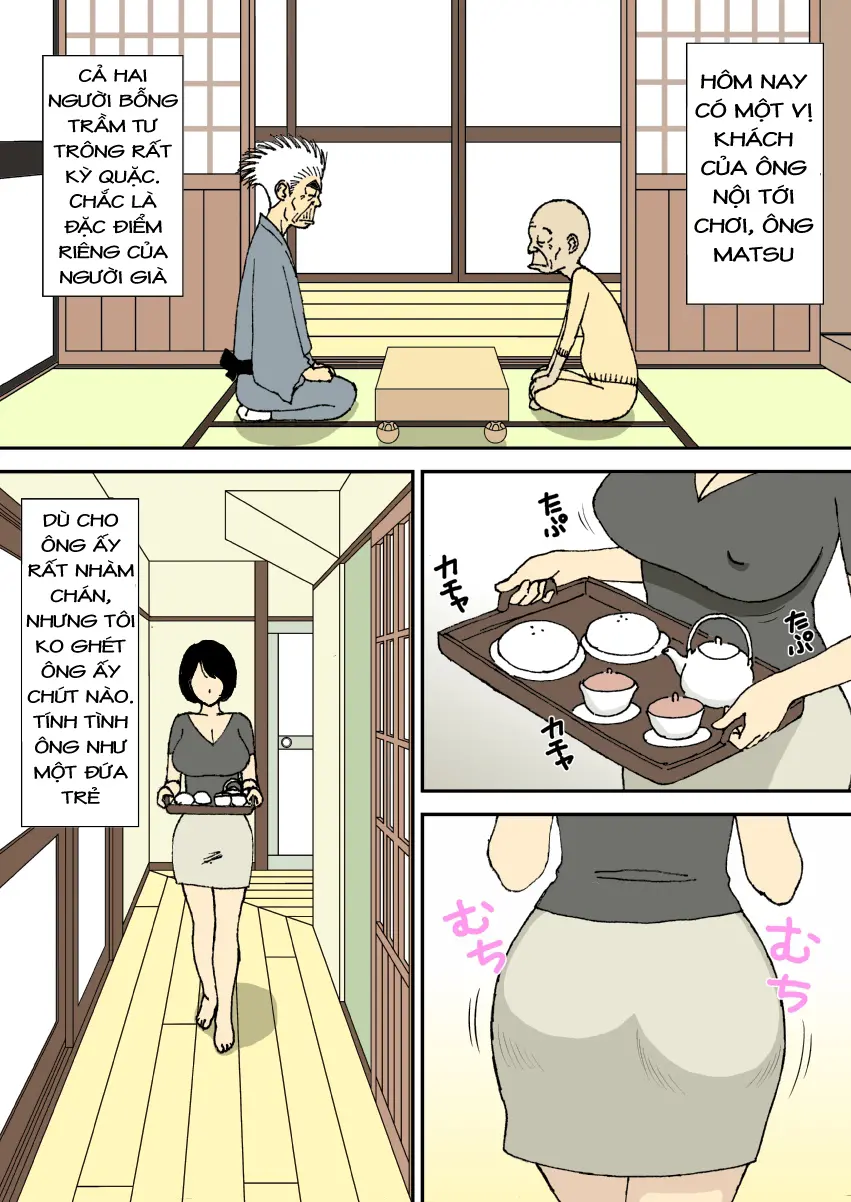 Ojii-chan to Gifu to Giri no Musuko to, Kyonyuu Yome. | Ông nội, bố chồng, con trai chồng và cô vợ vú bự Ch. 1 - Full trang 21