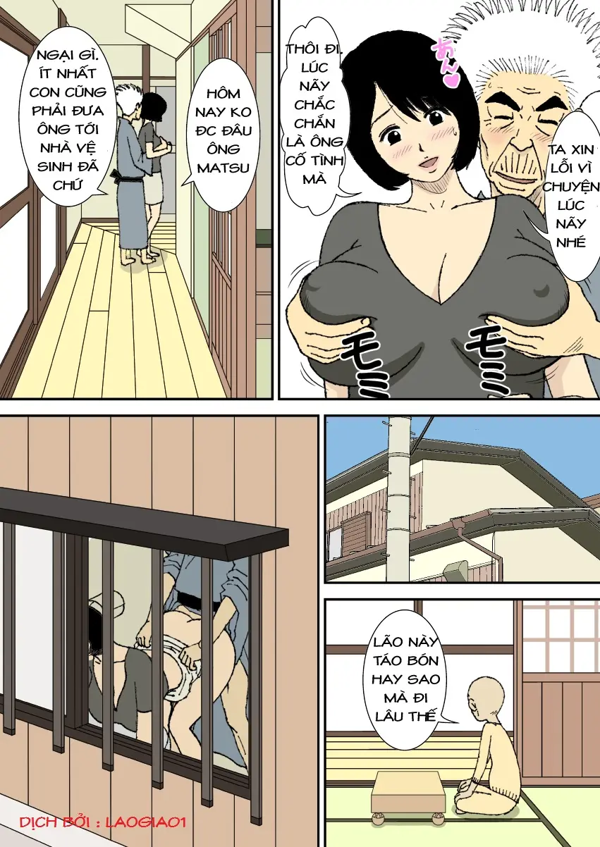 Ojii-chan to Gifu to Giri no Musuko to, Kyonyuu Yome. | Ông nội, bố chồng, con trai chồng và cô vợ vú bự Ch. 1 - Full trang 25