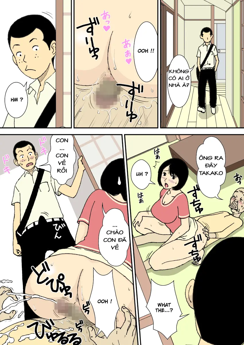 Ojii-chan to Gifu to Giri no Musuko to, Kyonyuu Yome. | Ông nội, bố chồng, con trai chồng và cô vợ vú bự Ch. 1 - Full trang 9