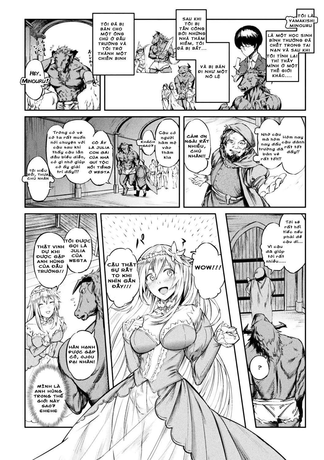 Tensei Shite Minotauros ni Nattara Ojou-sama ni Semarareta Ken - Full trang 2