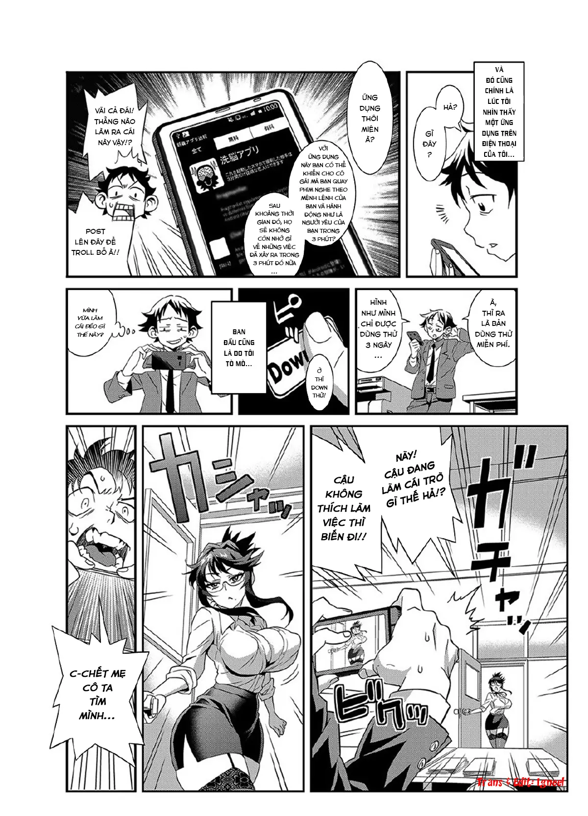 Zettai Fukujuu★3pun Kanojo ~Sekaijuu no Onna no Mata wo Hiraku Tada Hitotsu no Appli~ - Full trang 4