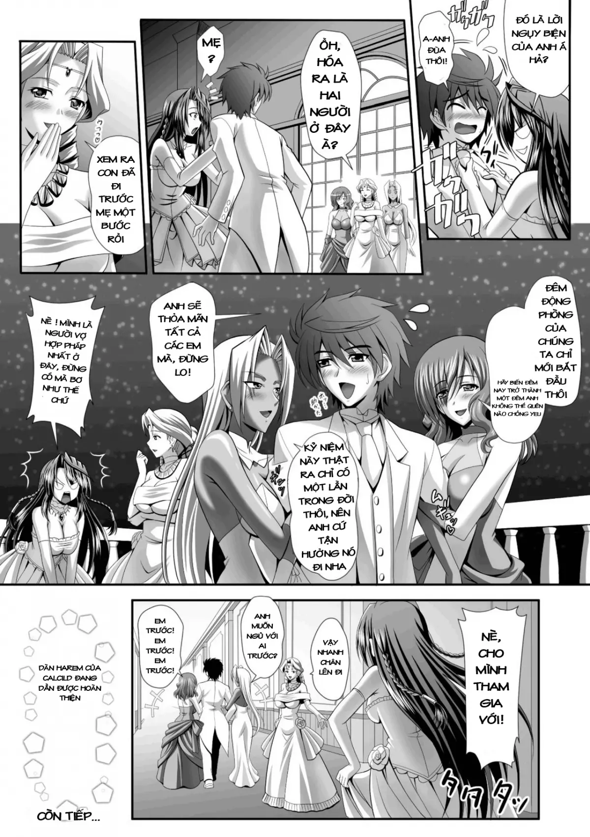 Harem Wedding The Sweet Honeymoon Ch. 1-2 - Full trang 26