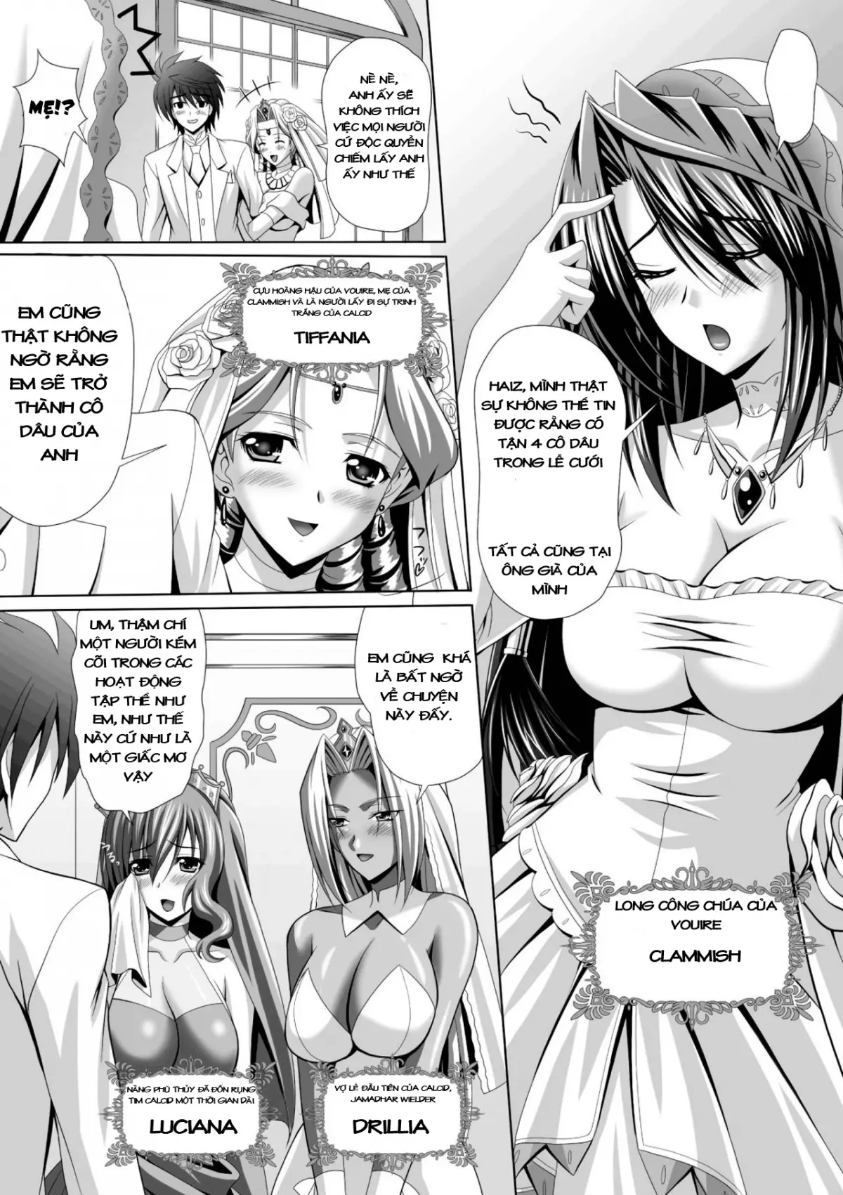 Harem Wedding The Sweet Honeymoon Ch. 1-2 - Full trang 9