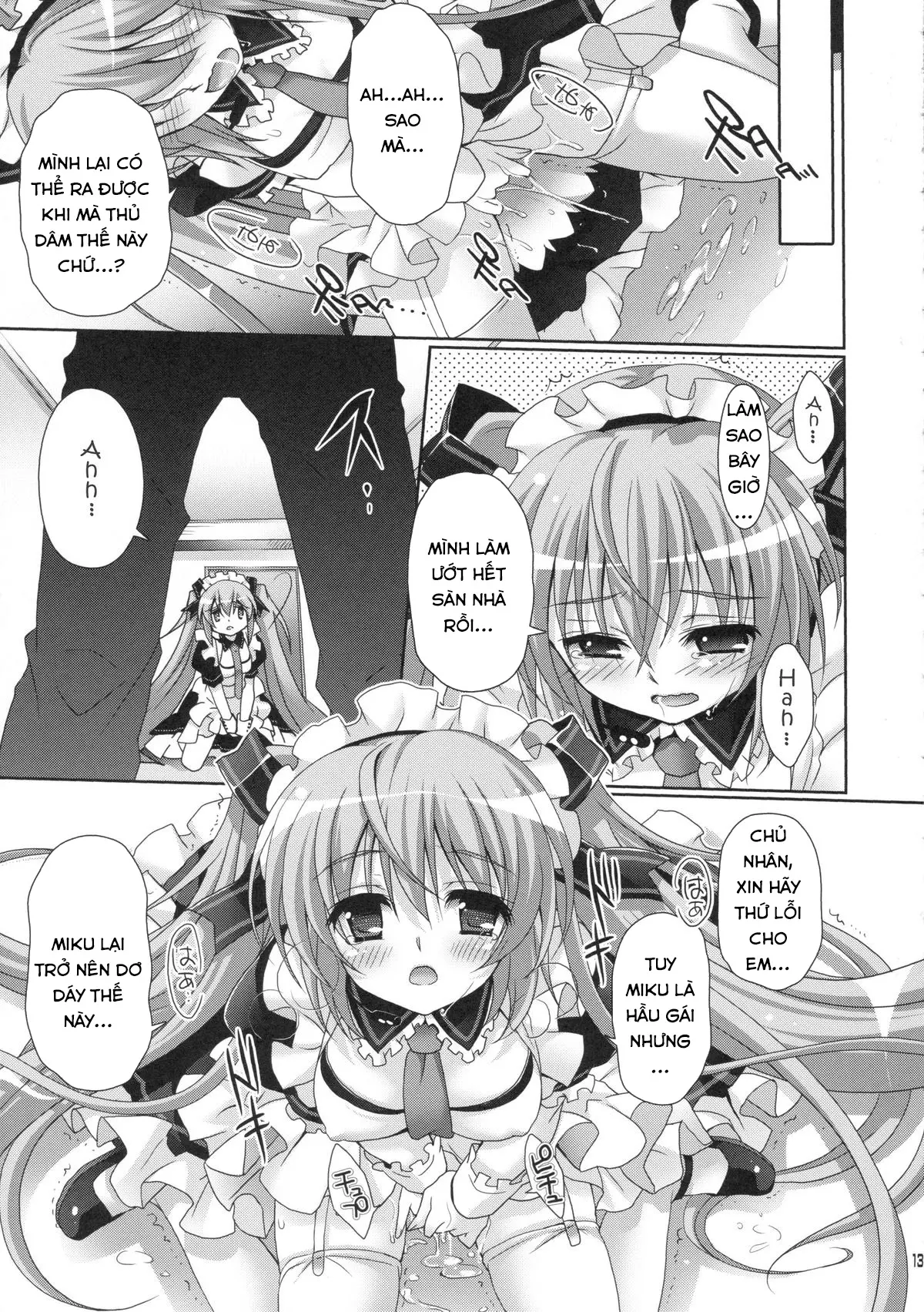 Miku-san ga Maid Fuku o Kite Iroiro Kirei ni Shitekureru Ohanashi. - Full trang 11