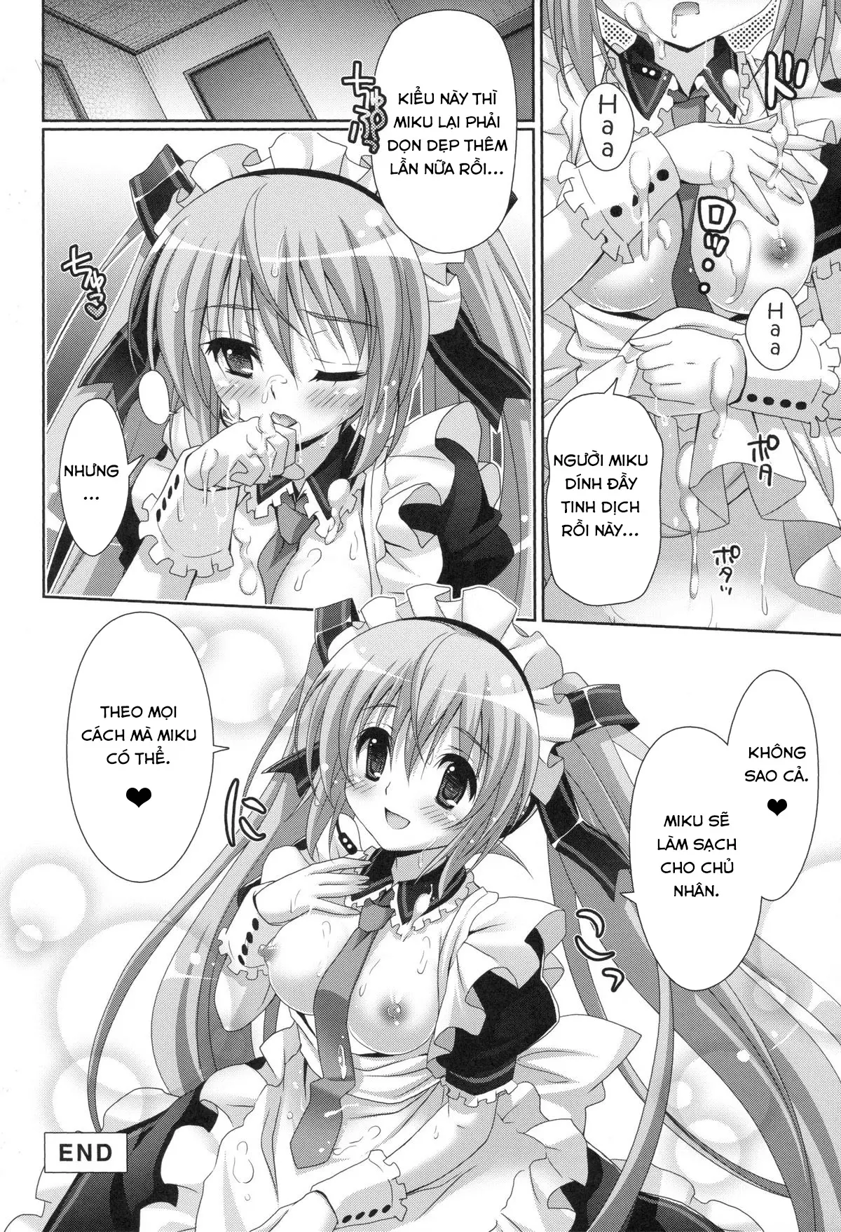 Miku-san ga Maid Fuku o Kite Iroiro Kirei ni Shitekureru Ohanashi. - Full trang 22