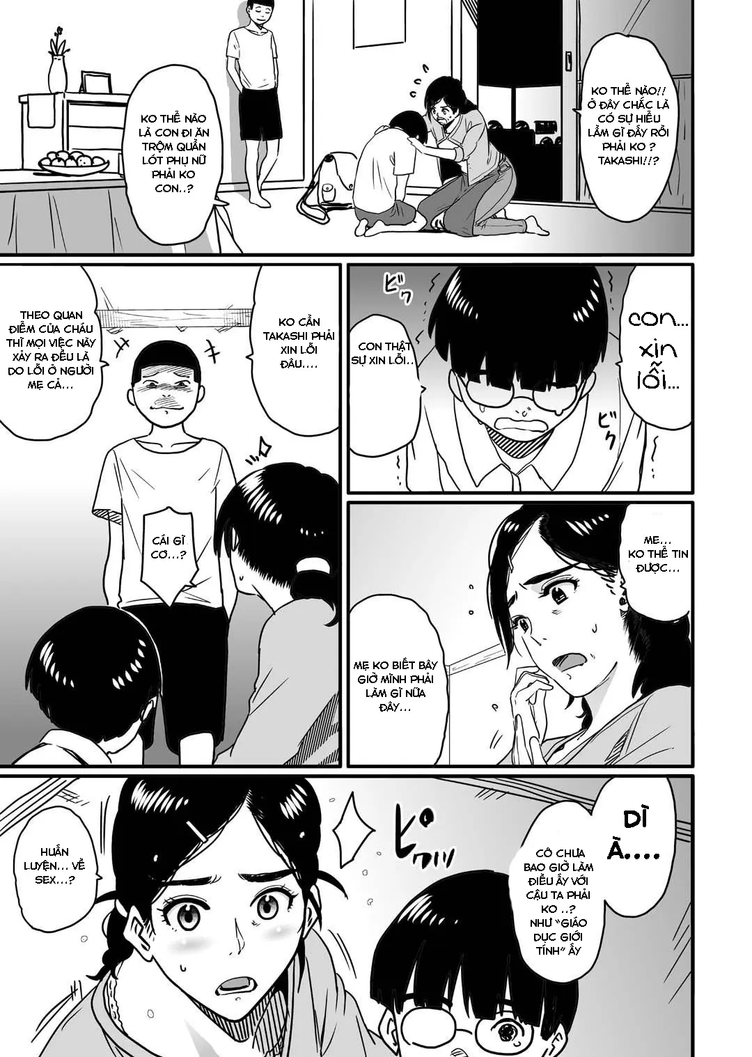 Hahaoya shikkaku watashi to musuko no mesu buta netorare seikyoiku - Full trang 7