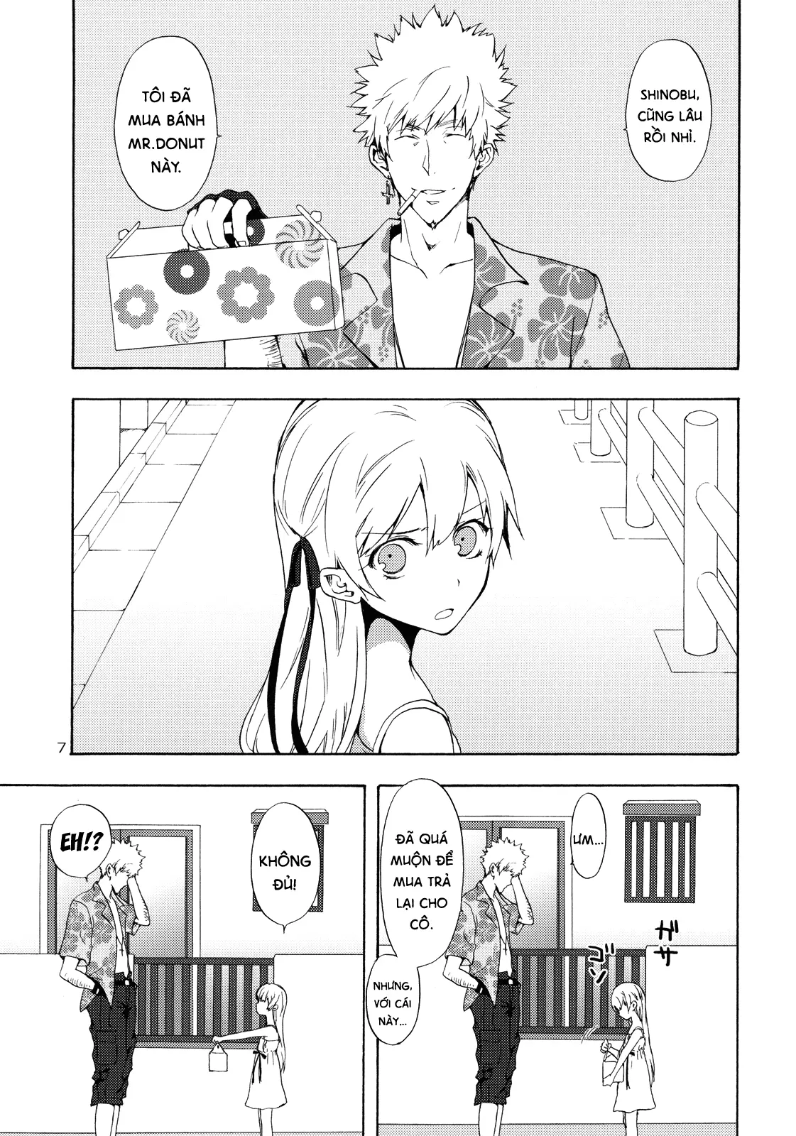 Oshino-san-chi no Shinobu-chan. Doughnut Hen - Full trang 6