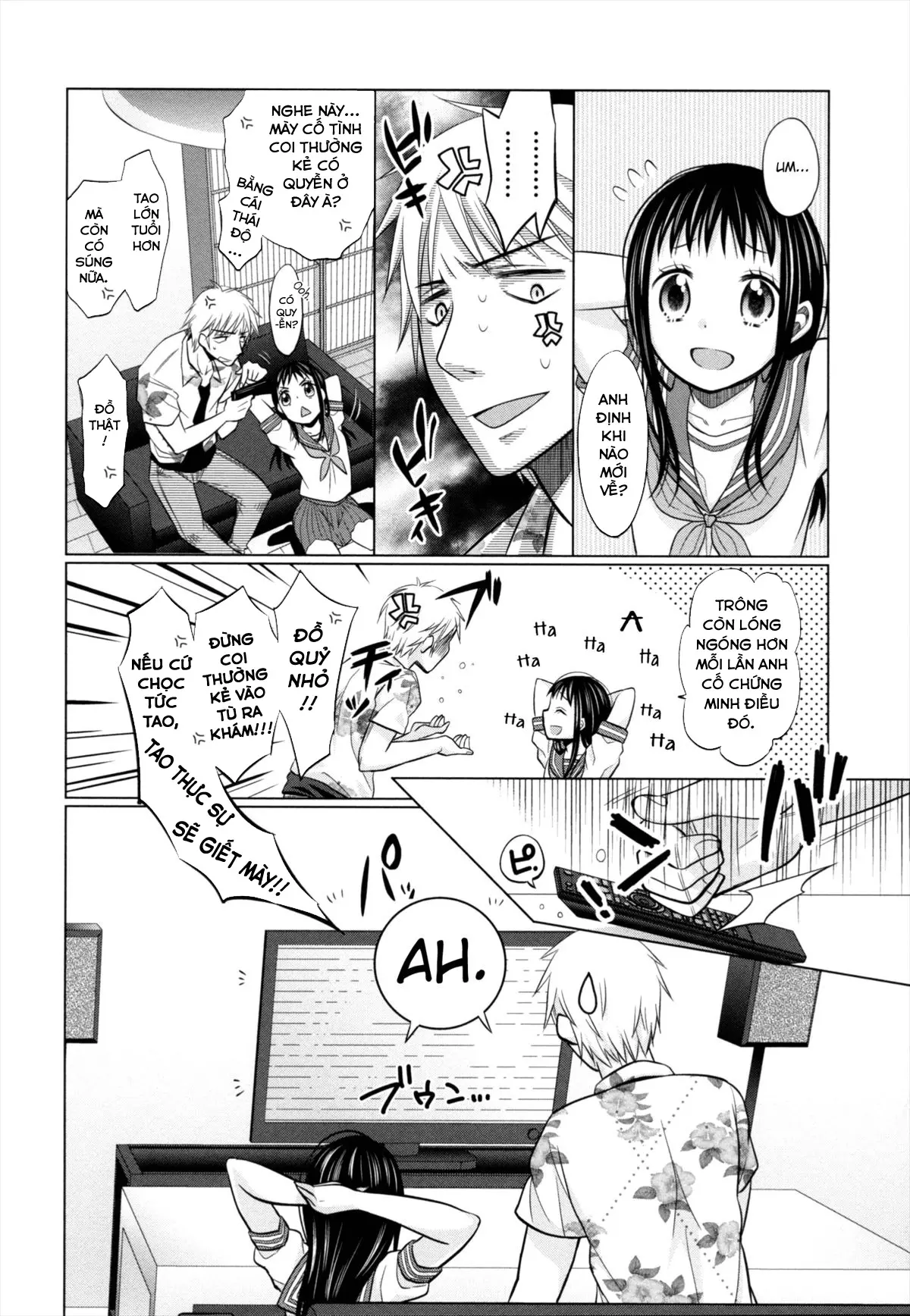 Shoujo to Gang to Aoi Yoru - Full trang 40