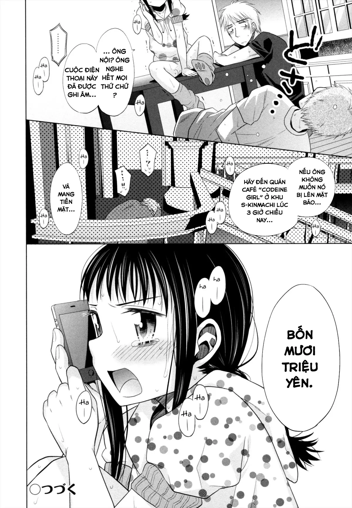Shoujo to Gang to Aoi Yoru - Full trang 93