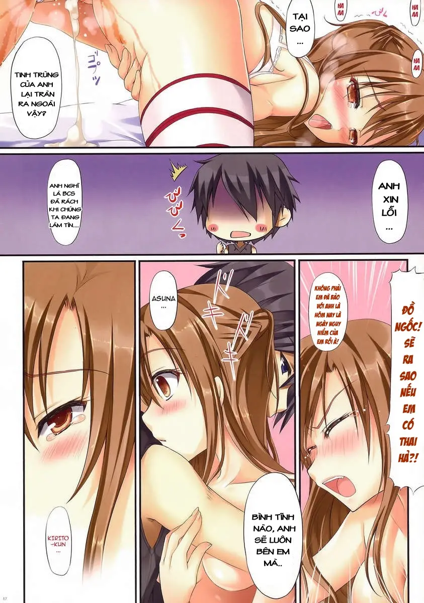 Asuna ni 100% Nama Nakadashi Shimasu | Cumming Inside Asuna 100% Raw (decensored) - Full trang 17