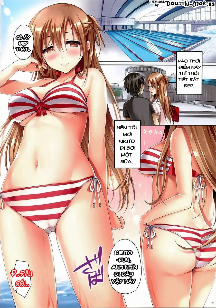 Asuna ni 100% Nama Nakadashi Shimasu | Cumming Inside Asuna 100% Raw (decensored) - Full trang 3