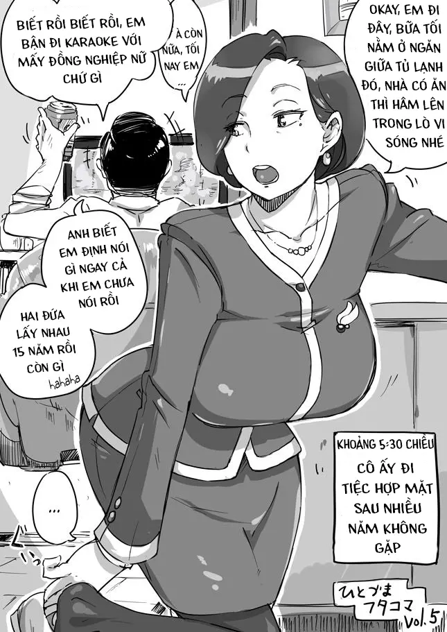 Hitozuma Futakoma - One Married Woman and Two Panels - Full trang 9