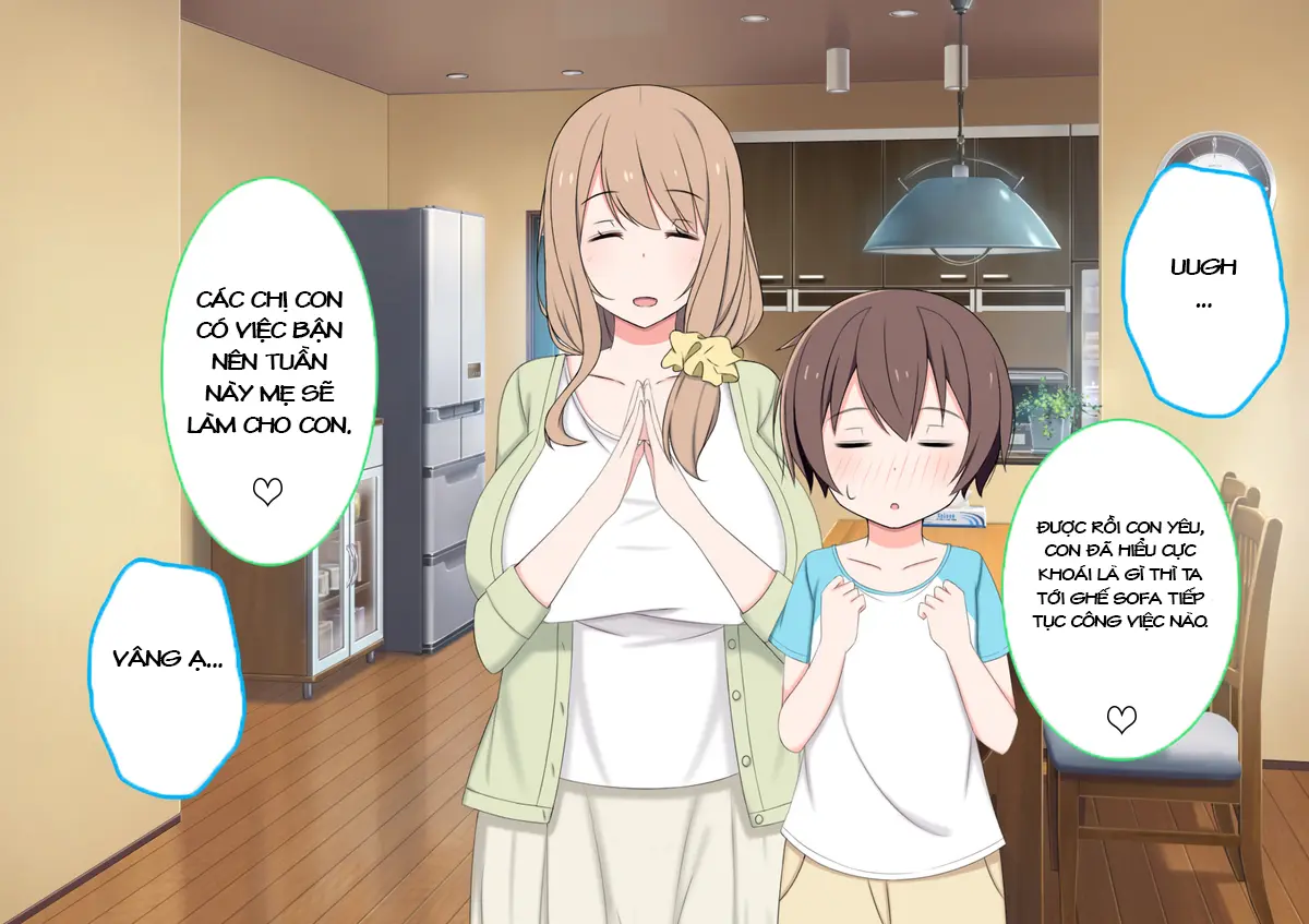 One Shota Mama Shota Shibo Sakusei Gekkan | Sister x Shota, Mama x Shota - A Month Dedicated to Producing Semen - Full trang 32