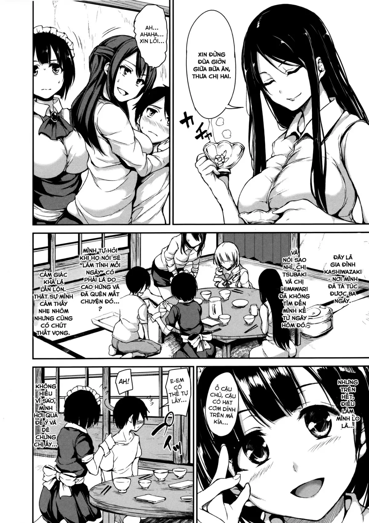 At Home Harem FudeoroSisters Ch. 1-3 - Full trang 54