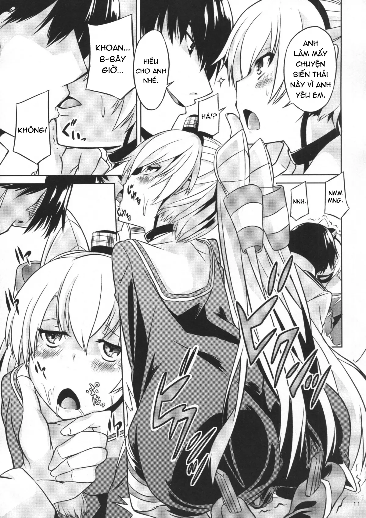 Teitoku wa Dekiru Hentai (Kantai Collection -KanColle-) [Vietnamese Tiếng Việt] [[ DVT ] Mov] - Full trang 12