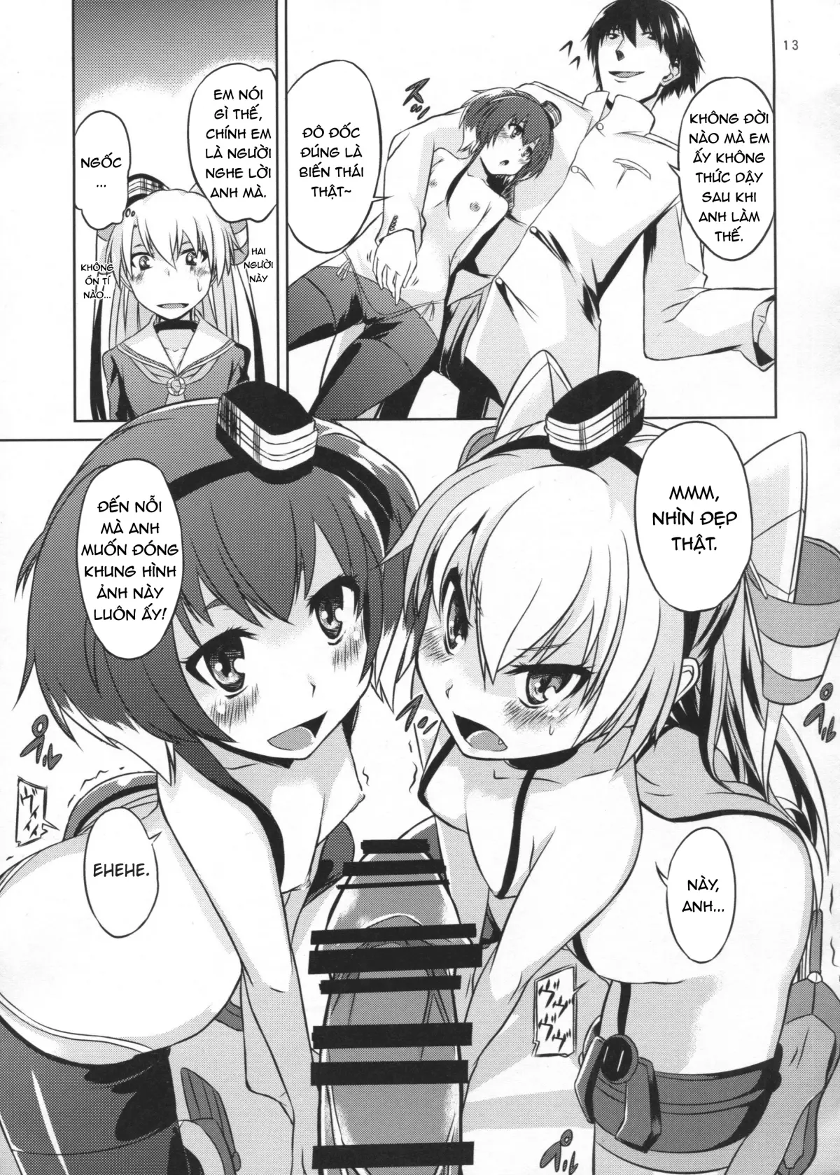 Teitoku wa Dekiru Hentai (Kantai Collection -KanColle-) [Vietnamese Tiếng Việt] [[ DVT ] Mov] - Full trang 14