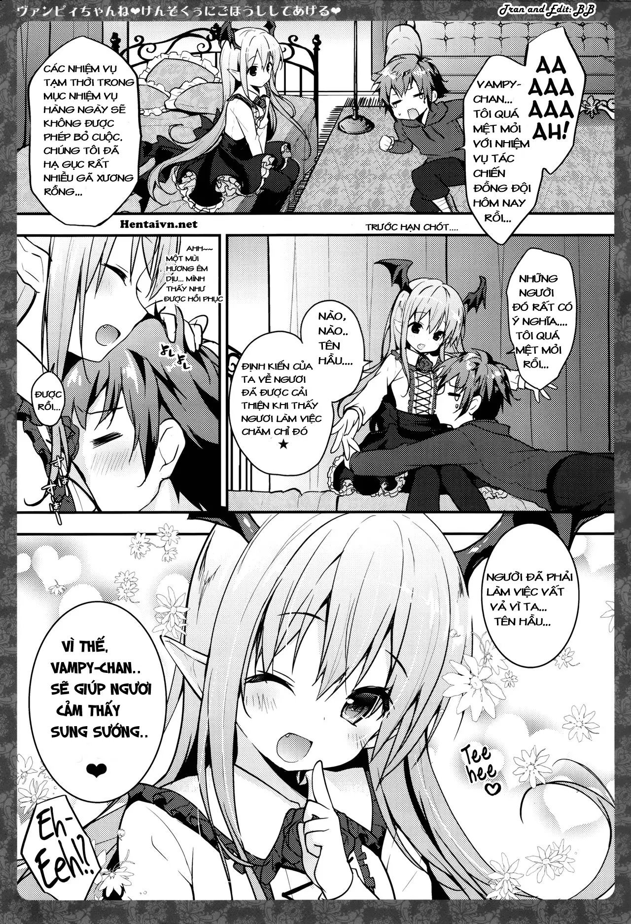 Vampy-chan ne Kenzokuu ni Gohoushi Shiteageru - Full trang 4
