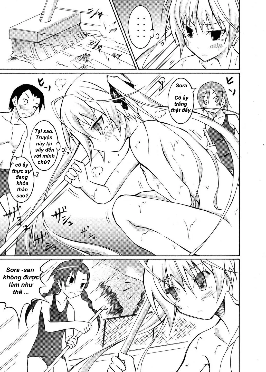 Sora to Tokeru Mizugi to Pool Souji - Full trang 10