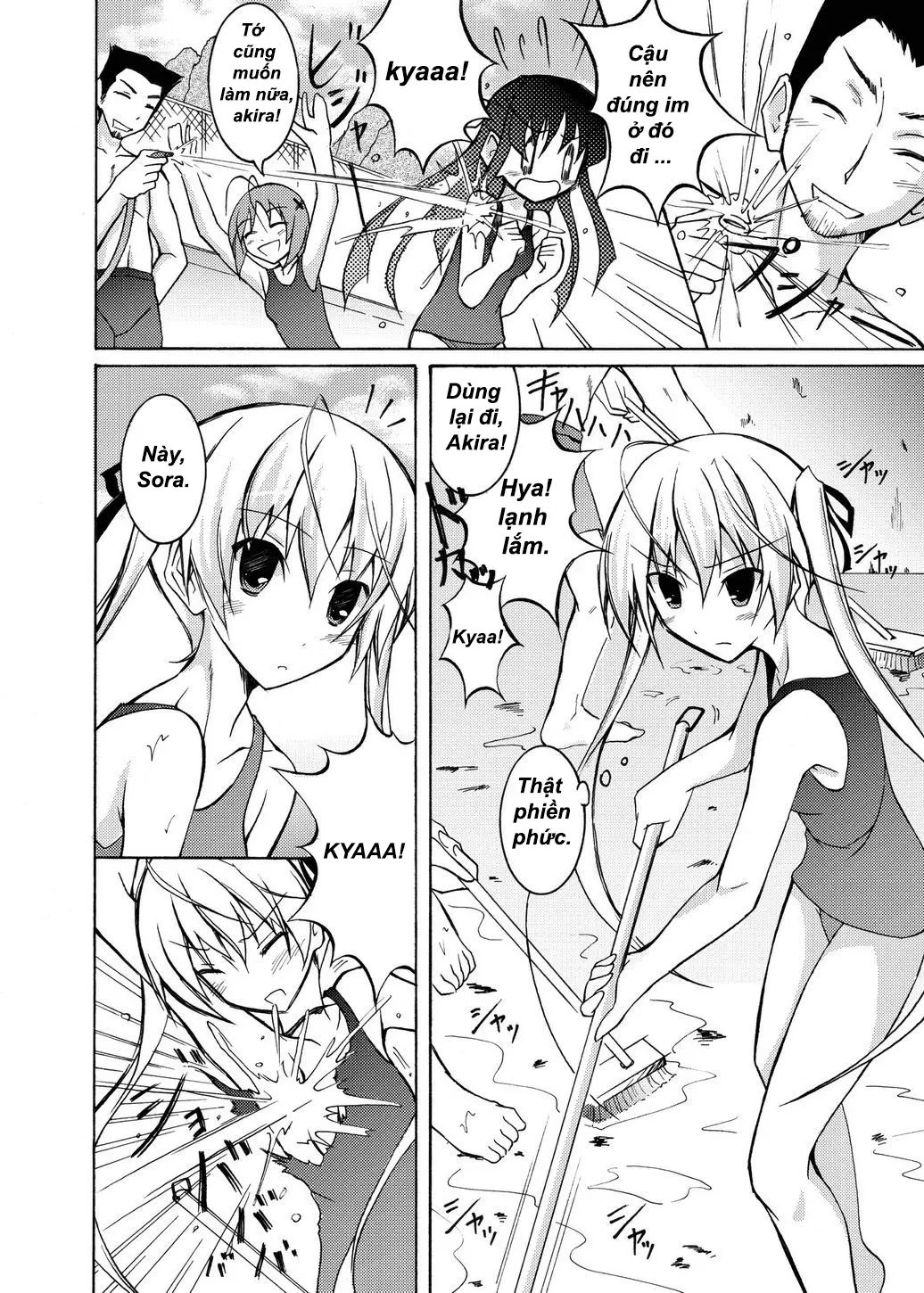 Sora to Tokeru Mizugi to Pool Souji - Full trang 3