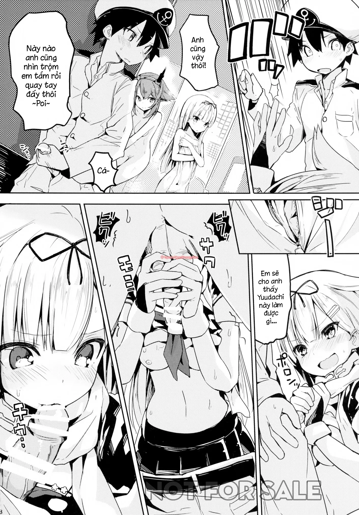 Yuudachi to Teitoku ga H de Kenka - Full trang 9