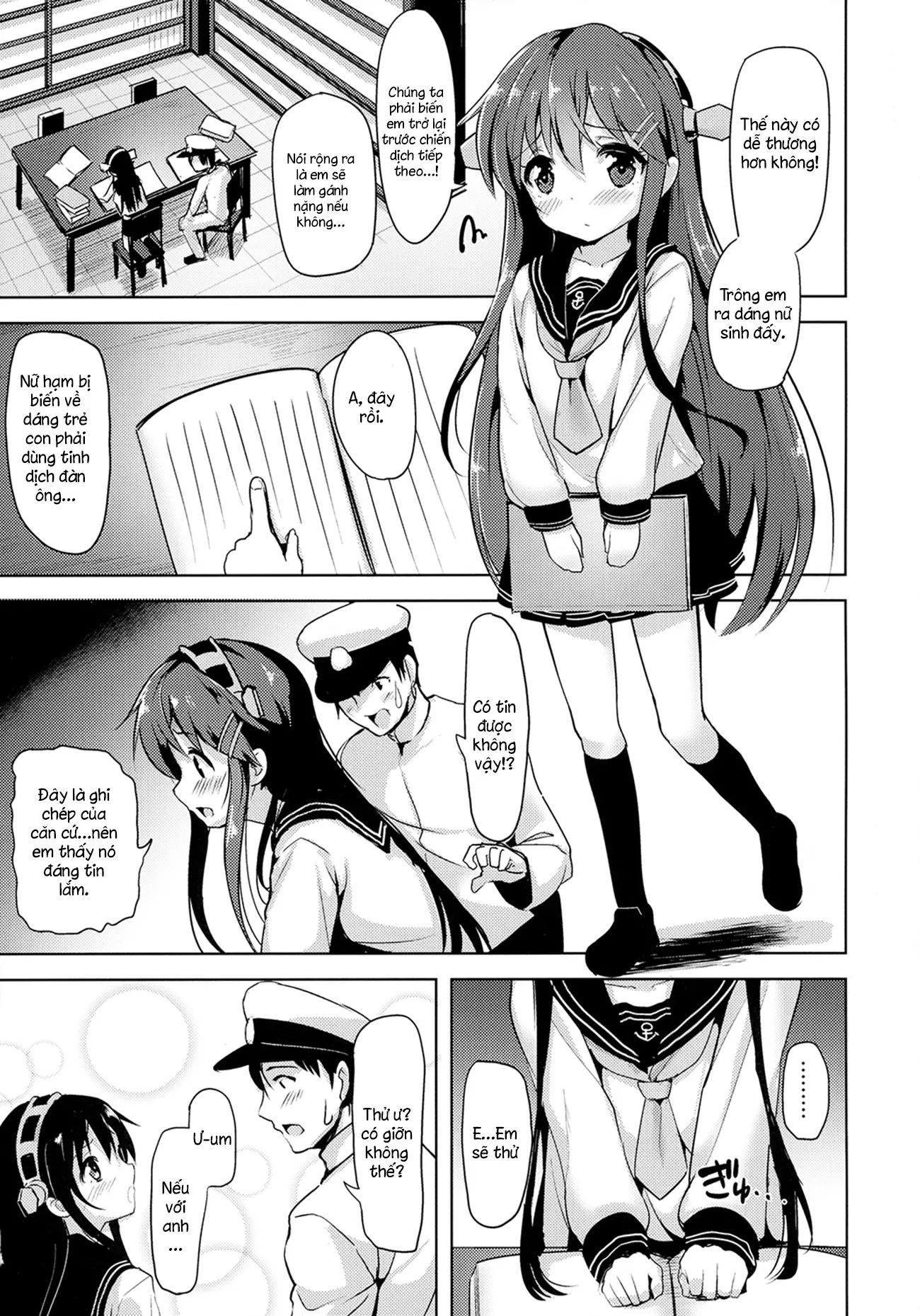 Loli Haruna ga Teitoku no Seieki de Moto ni Modoru Hon - Full trang 5