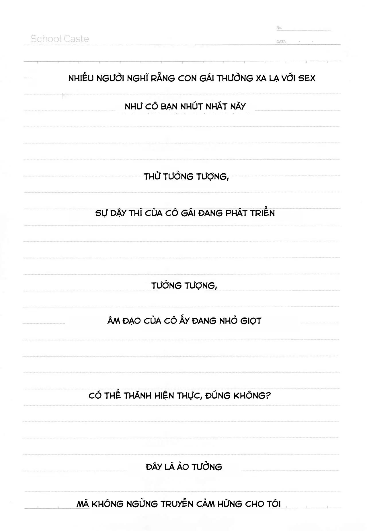 School Caste Ch. 0-1 (decensored) - Full trang 6