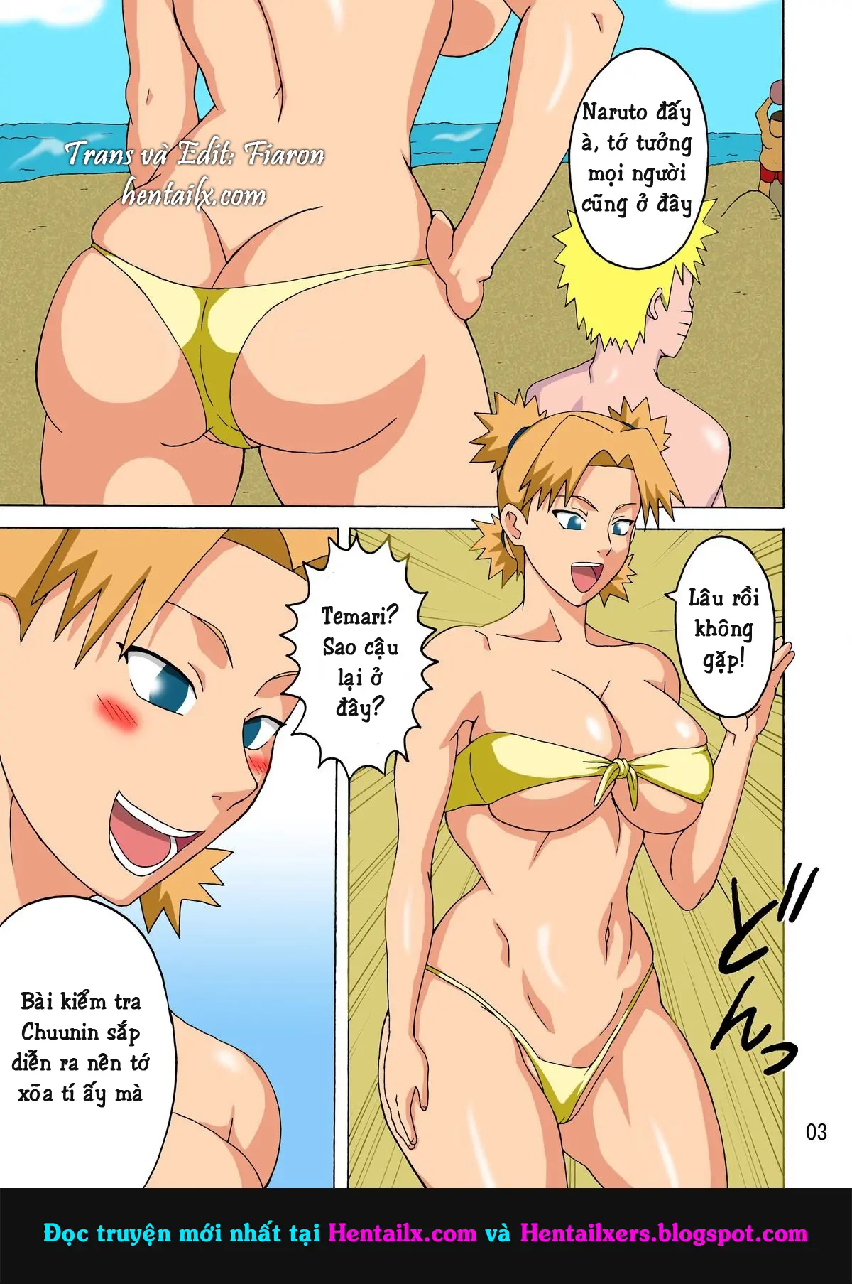Tsunade no Insuiyoku | Tsunade's Obscene Beach - Full trang 4