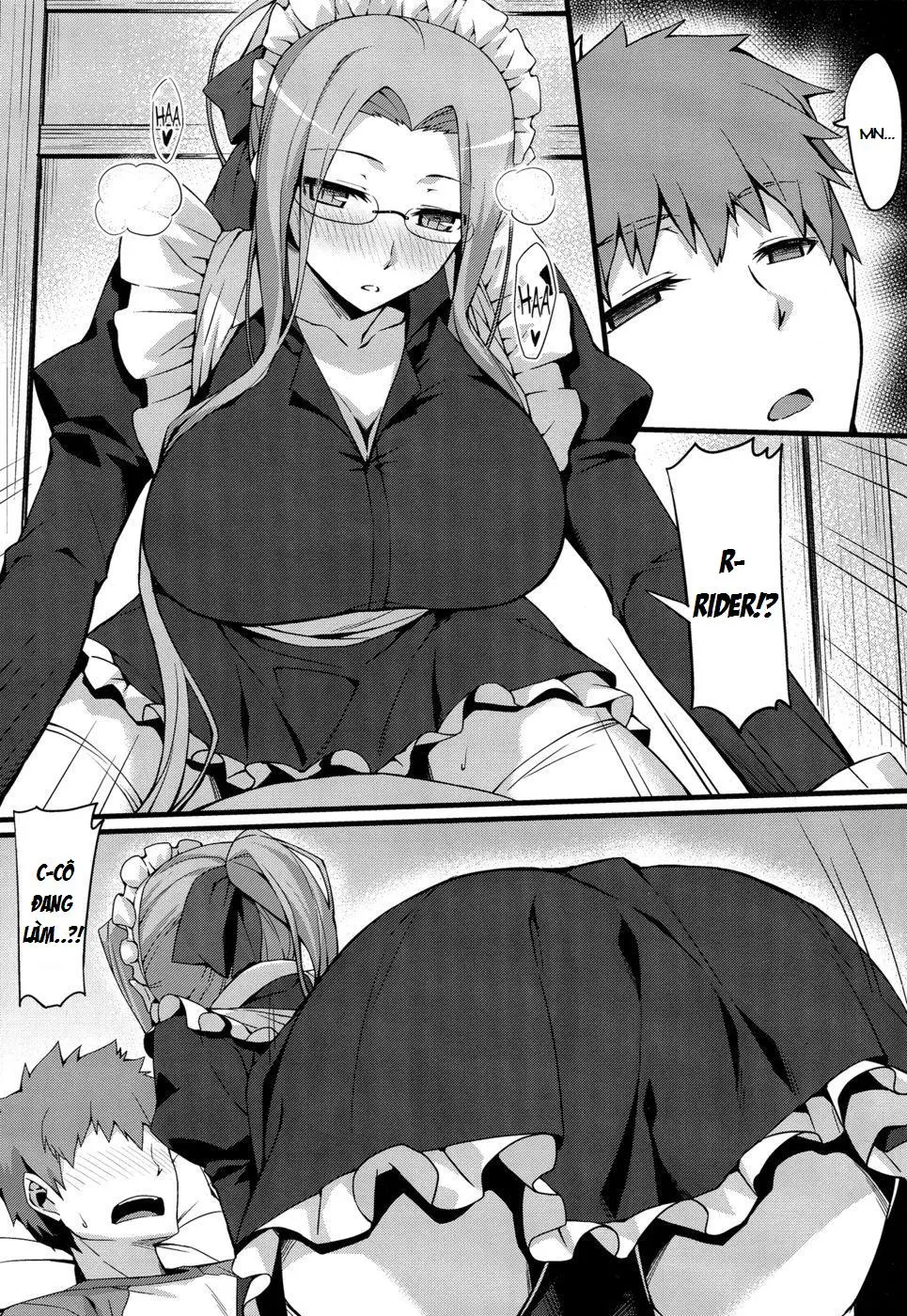 Rider-san to Maid Fuku. - Full trang 9