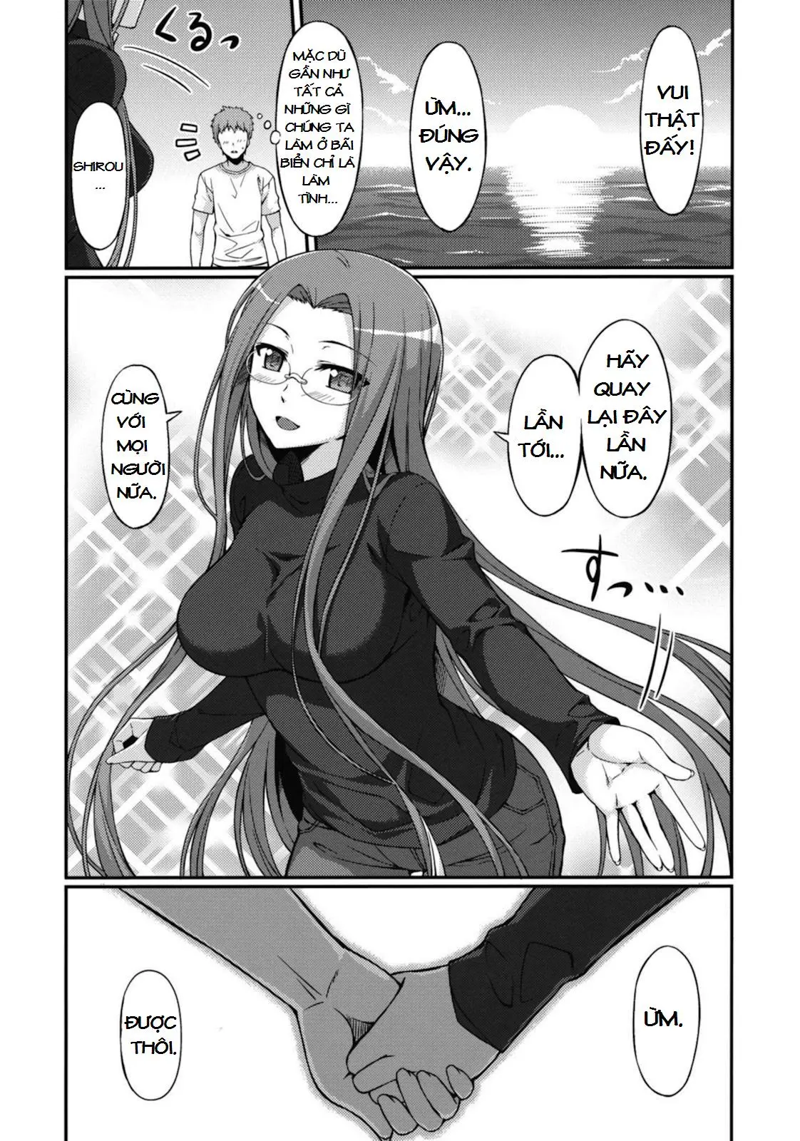 Rider-san to Kaisuiyoku. | Rider-san and the Beach - Full trang 27