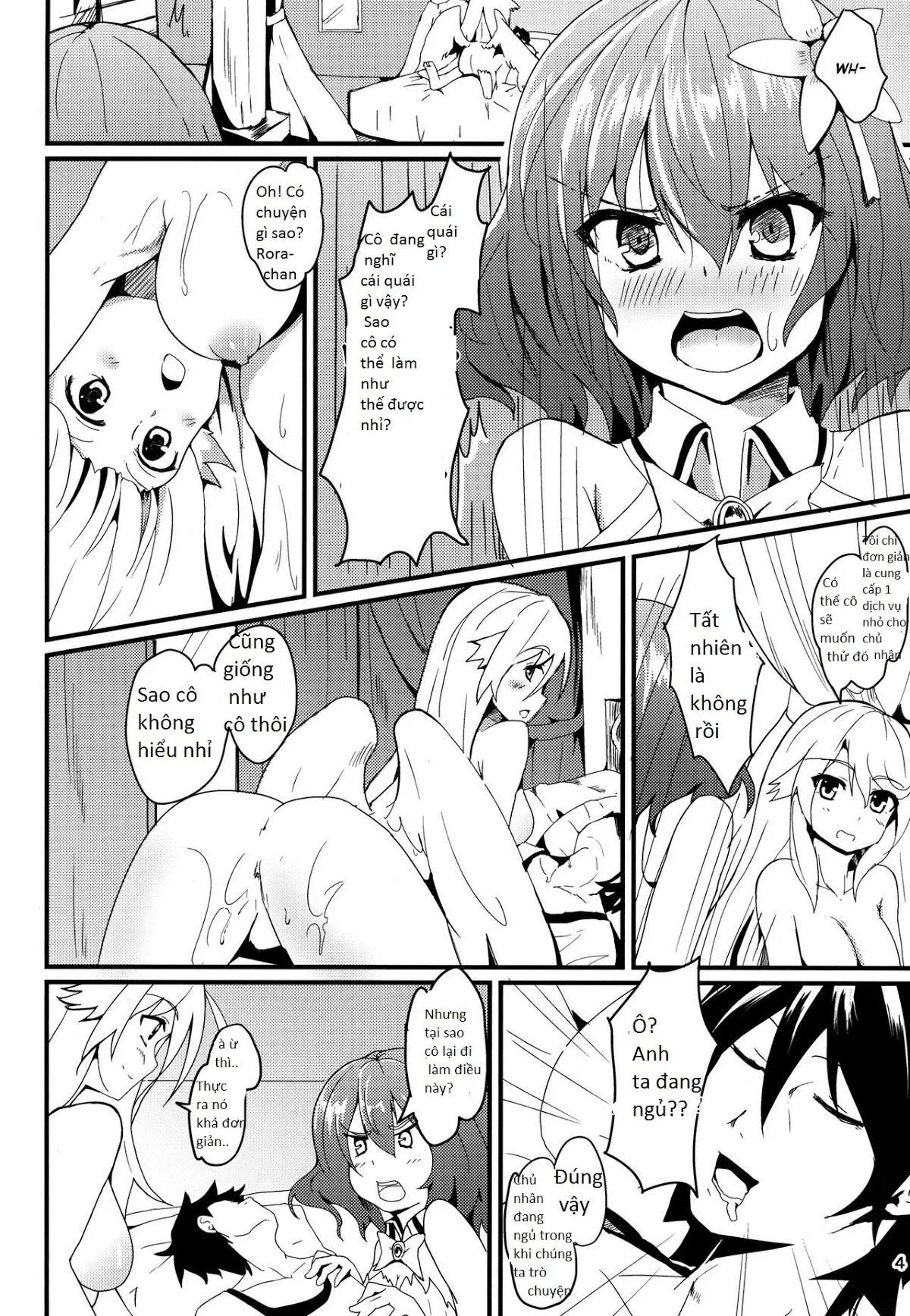 Jibril to Steph no Gohoushi Shitemita! | Jibril and Steph's Attempts at Service - Full trang 4