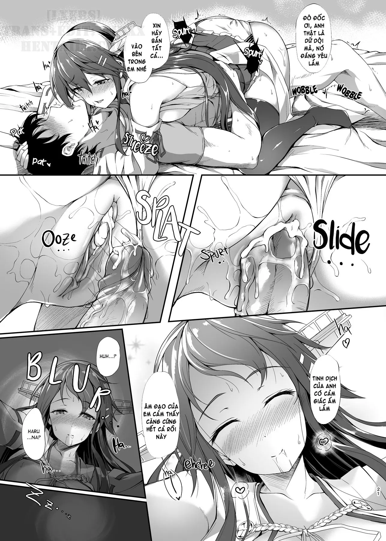 Haruna wa Ikenaiko desu | Haruna is a Bad Girl (decensored) - Full trang 21