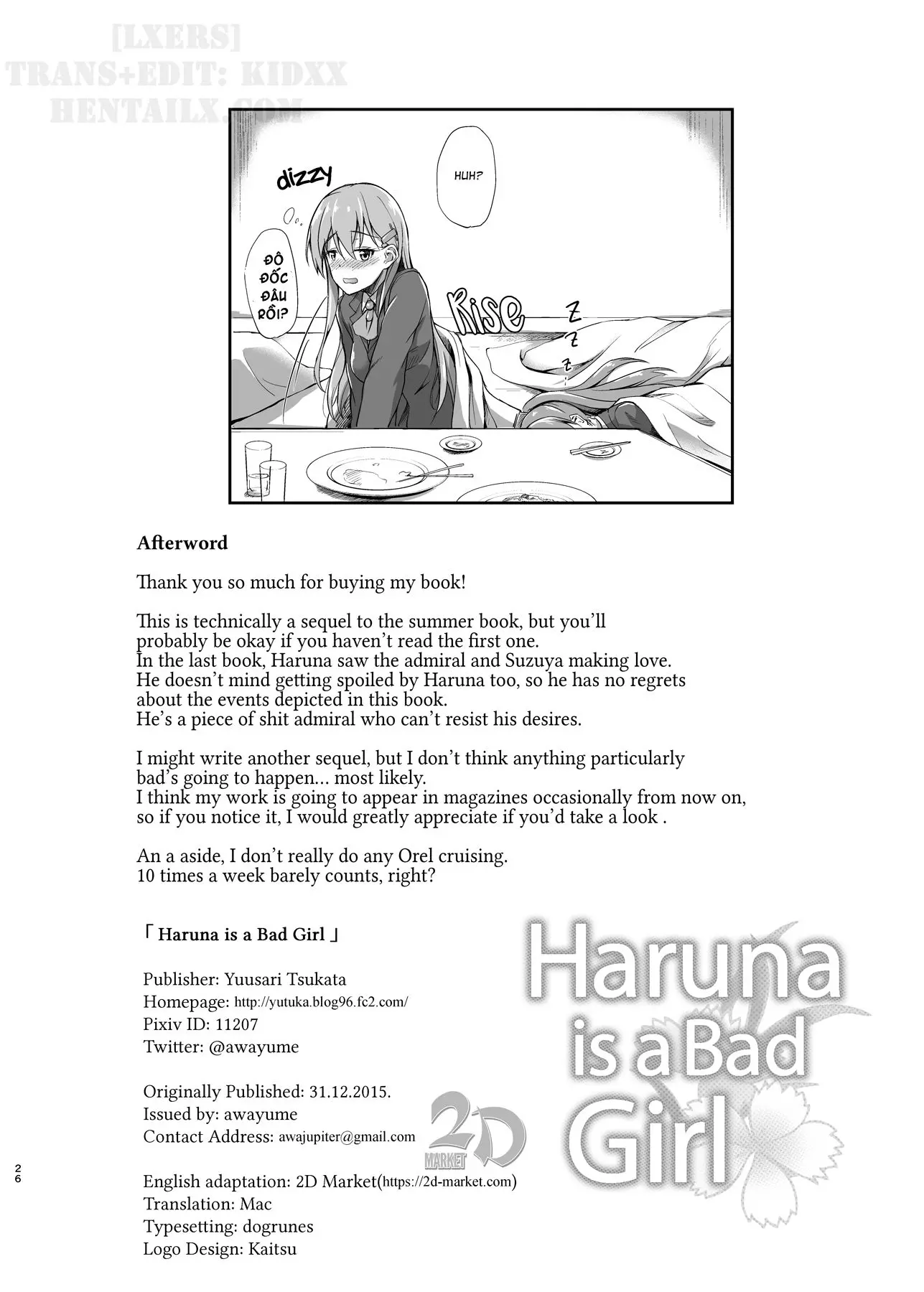 Haruna wa Ikenaiko desu | Haruna is a Bad Girl (decensored) - Full trang 26