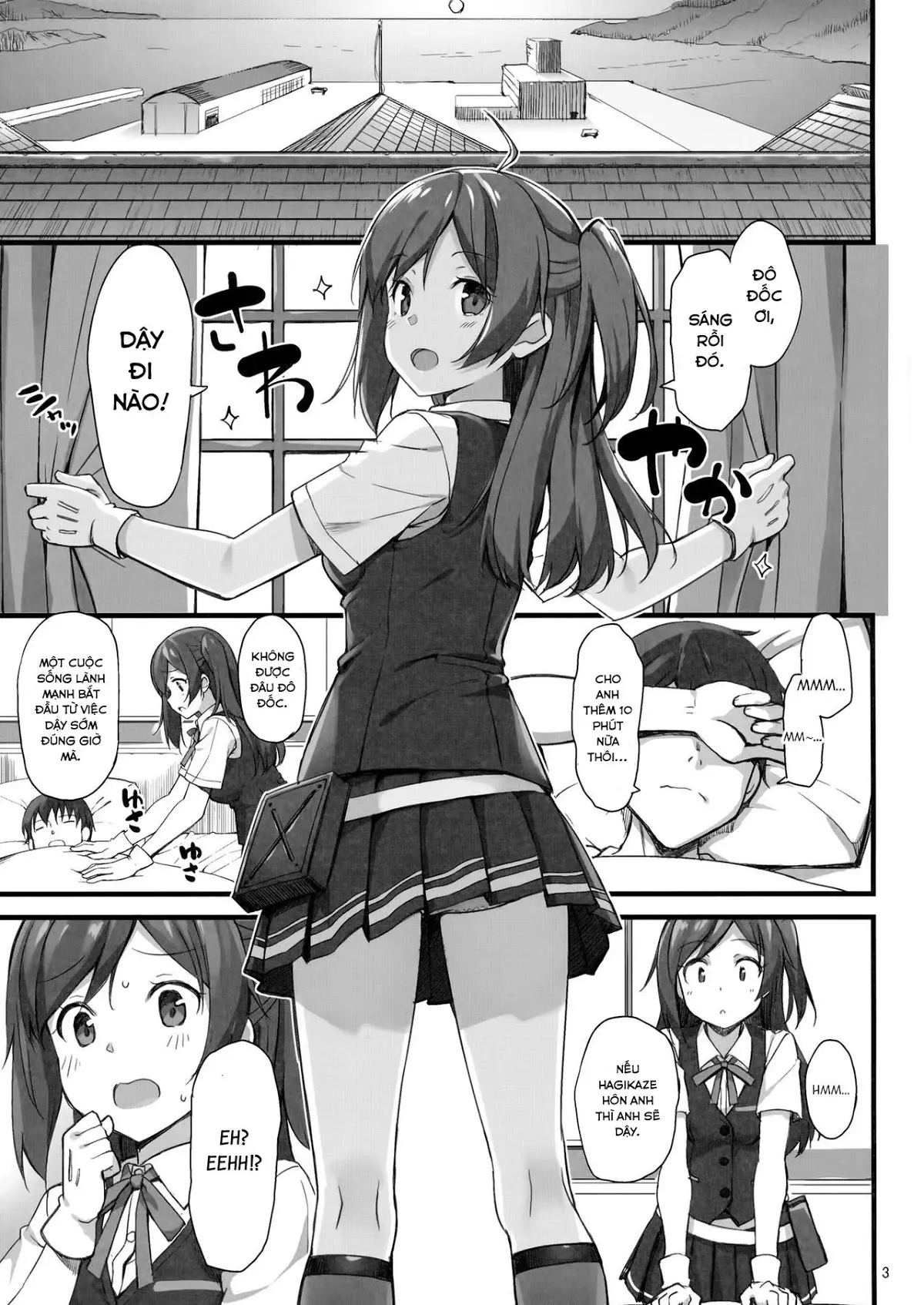 Hagikaze no Shiawase Morning Call - Happy Morning call Of HAGIKAZE. - Full trang 2