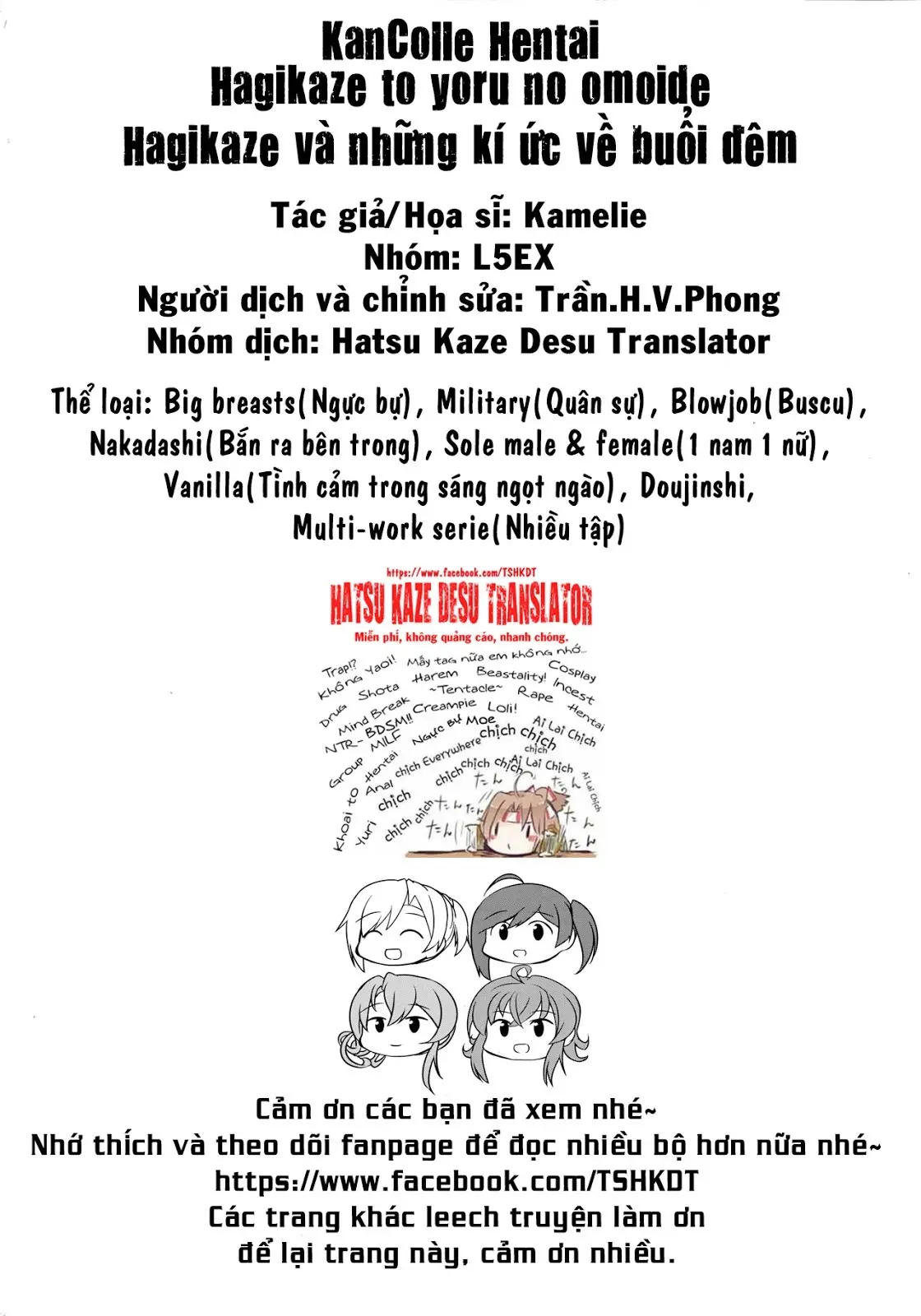 Hagikaze to yoru no omoide - Full trang 29