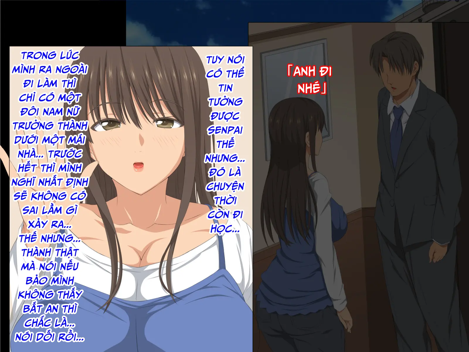 Senpai o Ie ni Isourou Saseteitara Itsunomanika Tsuma ga Netorareteita Zenpen - Full trang 19