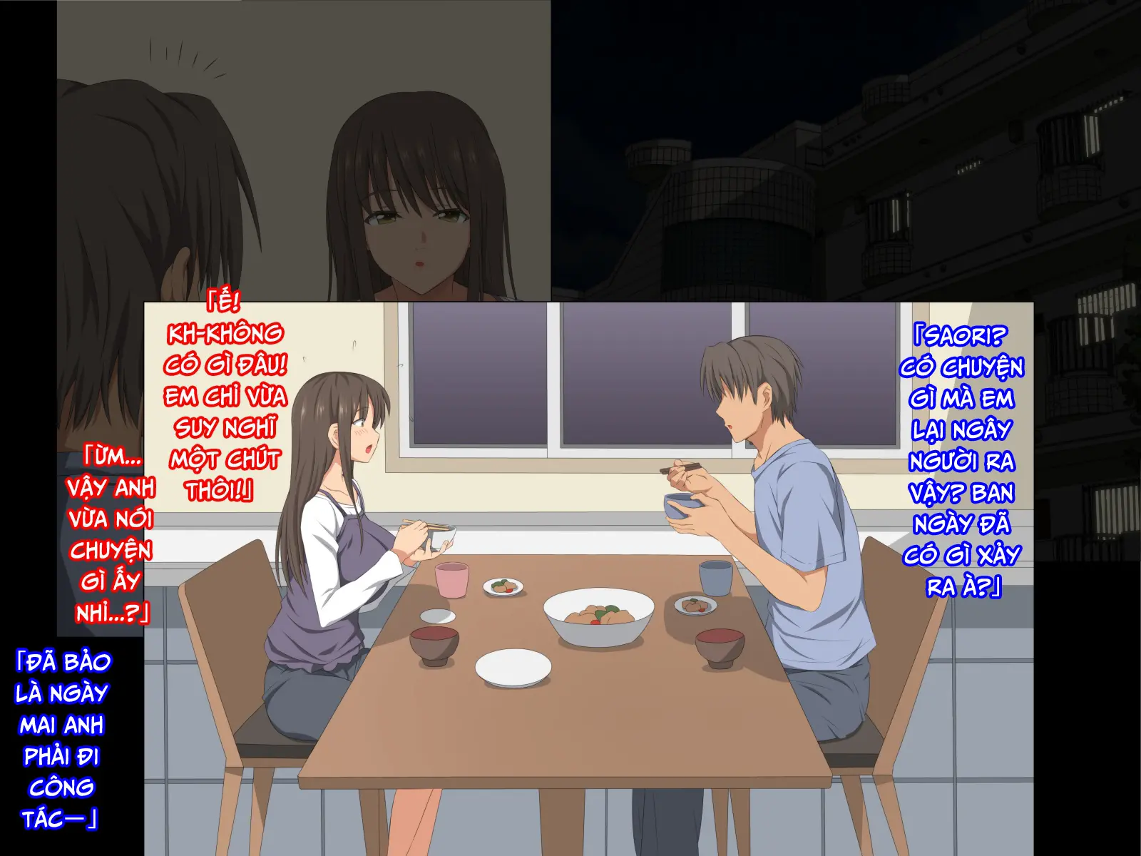 Senpai o Ie ni Isourou Saseteitara Itsunomanika Tsuma ga Netorareteita Zenpen - Full trang 51