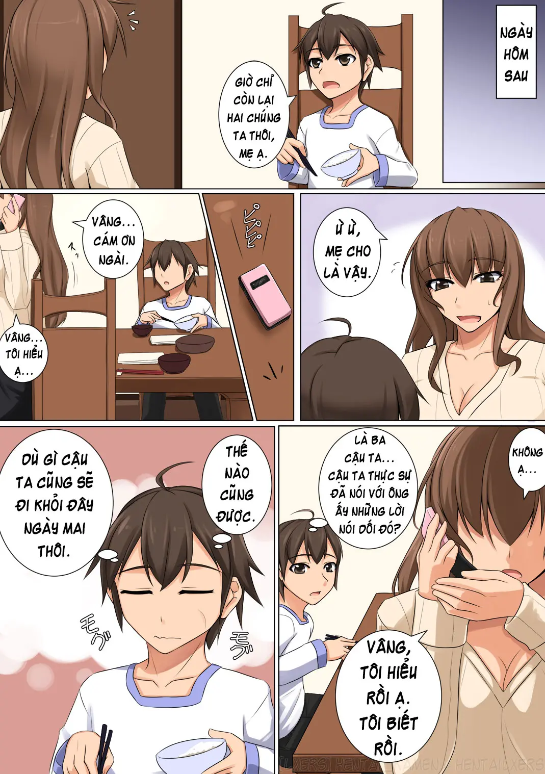 Mama ga Kakurete Seisettai ~Daisuki na Mama ga Ie de Azukatta Shachou no Kuso Musuko no Chinpo no Toriko ni Sarete ita~ - Full trang 21