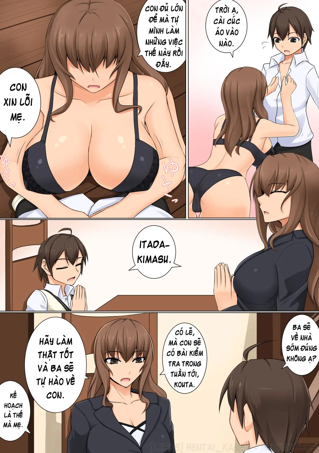 Mama ga Kakurete Seisettai ~Daisuki na Mama ga Ie de Azukatta Shachou no Kuso Musuko no Chinpo no Toriko ni Sarete ita~ - Full trang 3