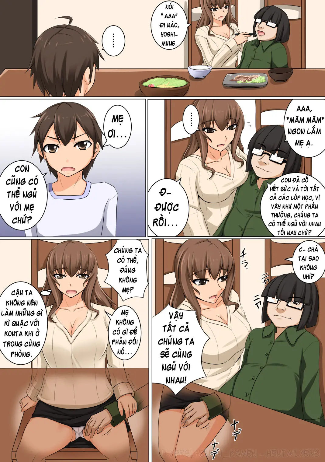 Mama ga Kakurete Seisettai ~Daisuki na Mama ga Ie de Azukatta Shachou no Kuso Musuko no Chinpo no Toriko ni Sarete ita~ - Full trang 35