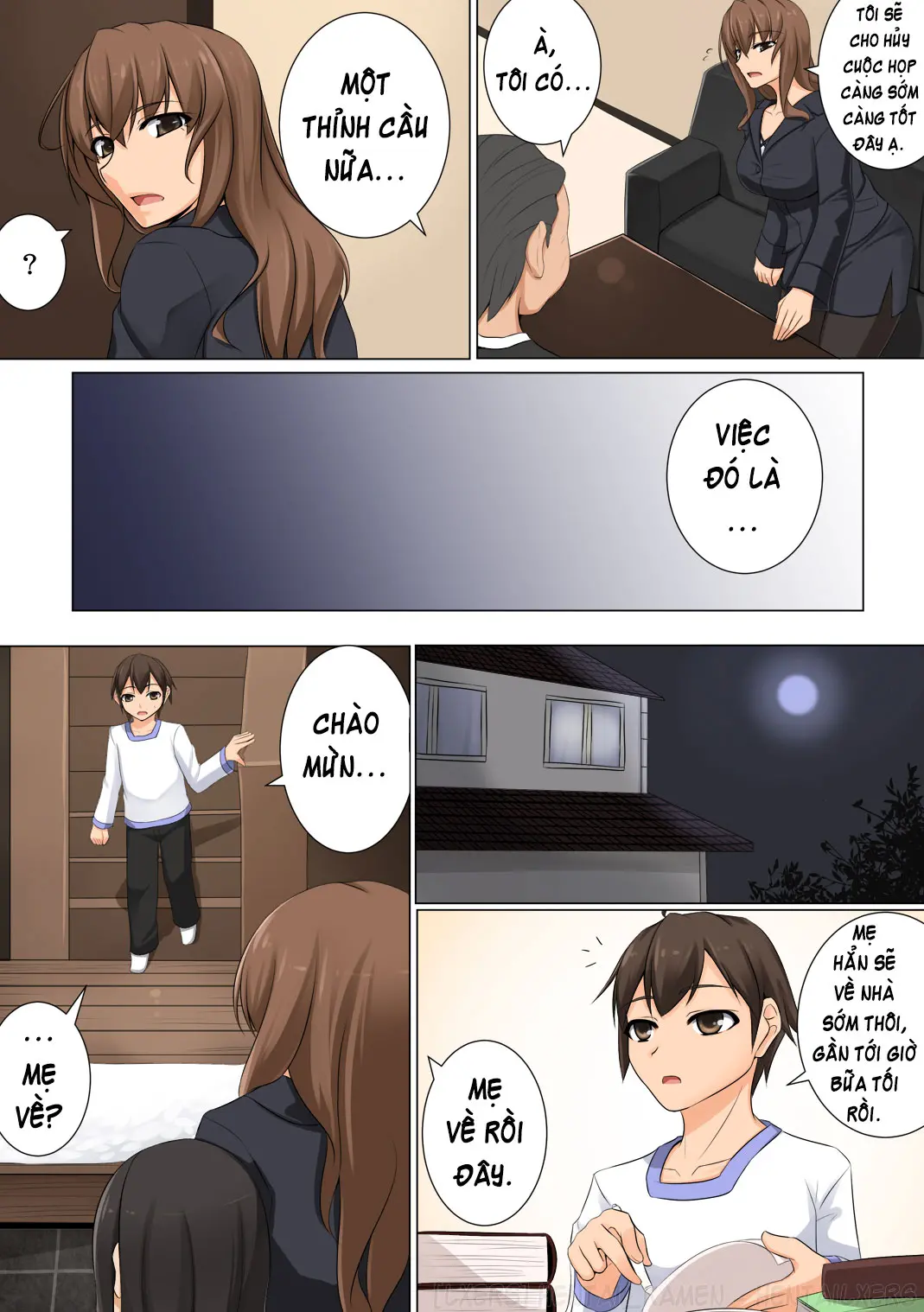 Mama ga Kakurete Seisettai ~Daisuki na Mama ga Ie de Azukatta Shachou no Kuso Musuko no Chinpo no Toriko ni Sarete ita~ - Full trang 6