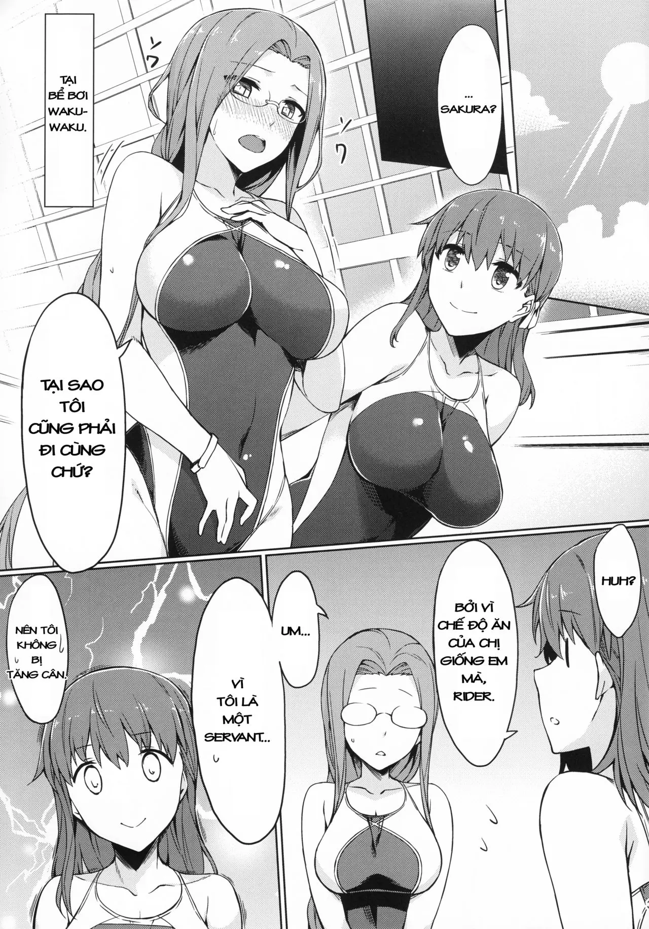 Rider-san to Kyouei Mizugi. - Full trang 4