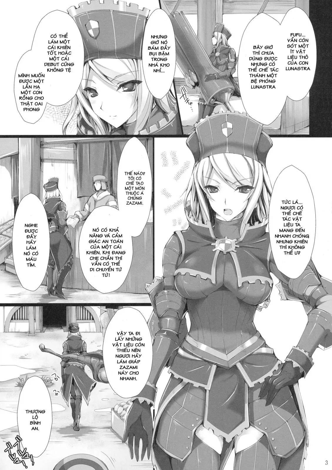 MonHun no Erohon 7 (decensored) - Full trang 3