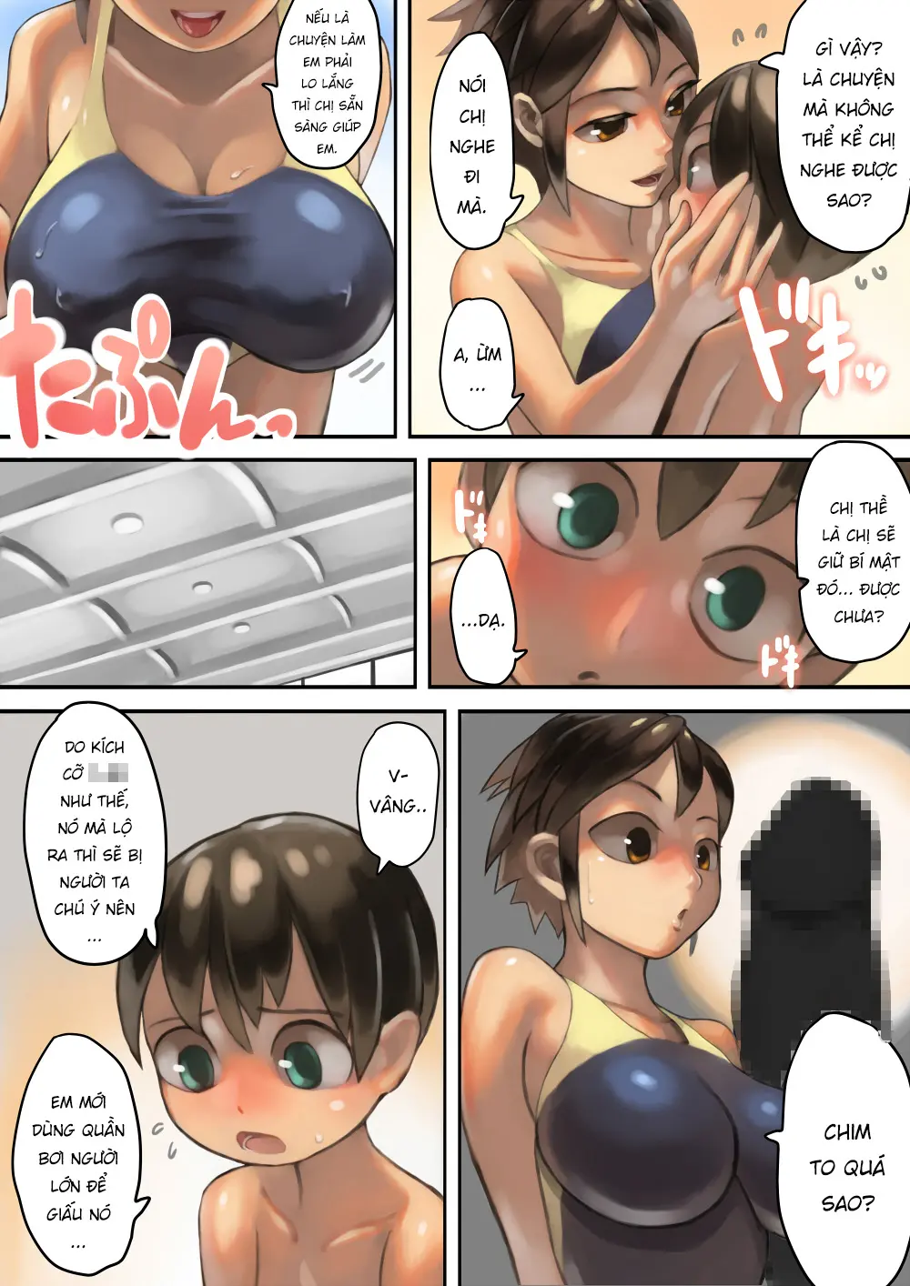 Asoko ga Ookikute Nayandeiru Shota to Itoko no Onee-san - Full trang 6
