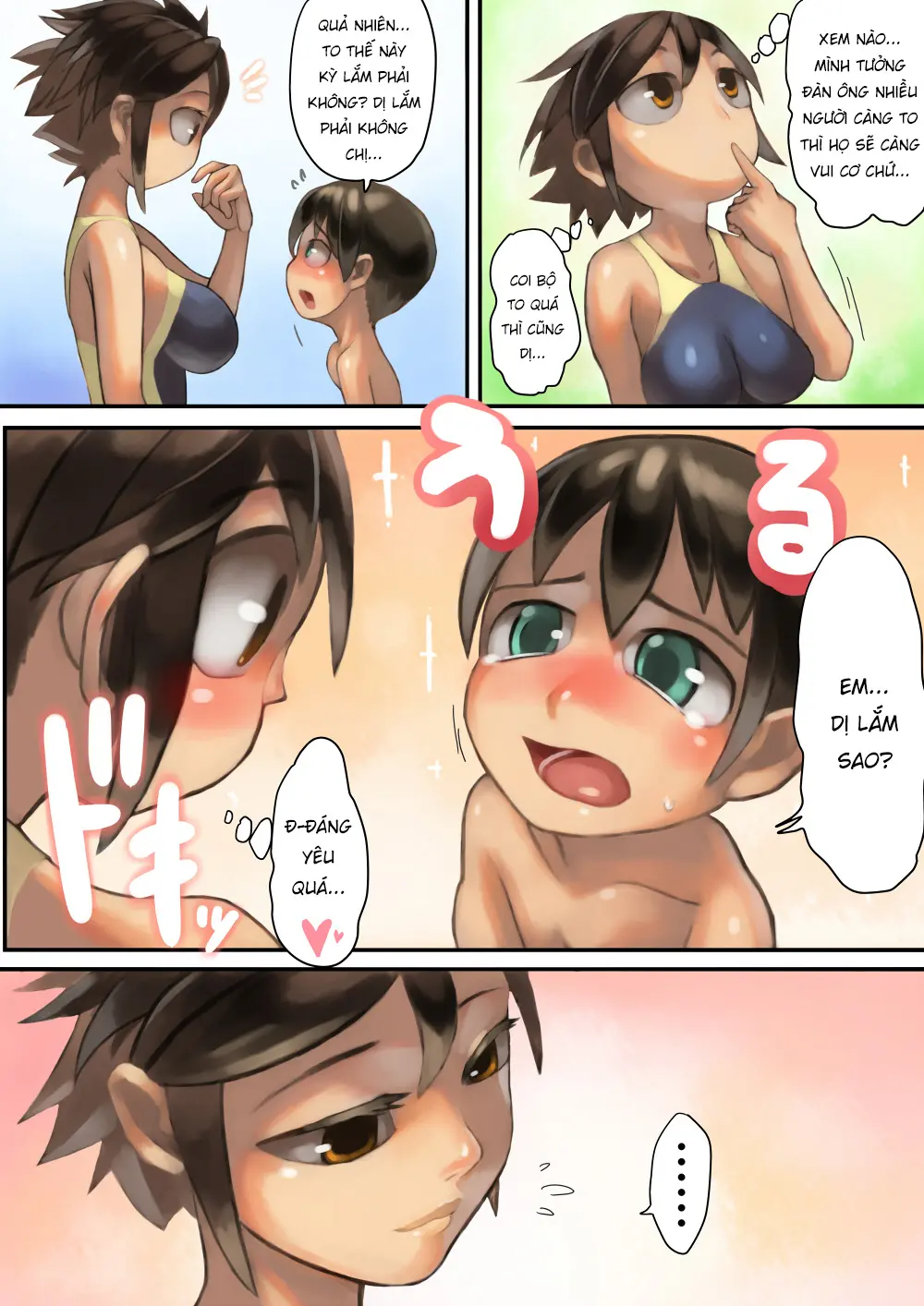 Asoko ga Ookikute Nayandeiru Shota to Itoko no Onee-san - Full trang 7