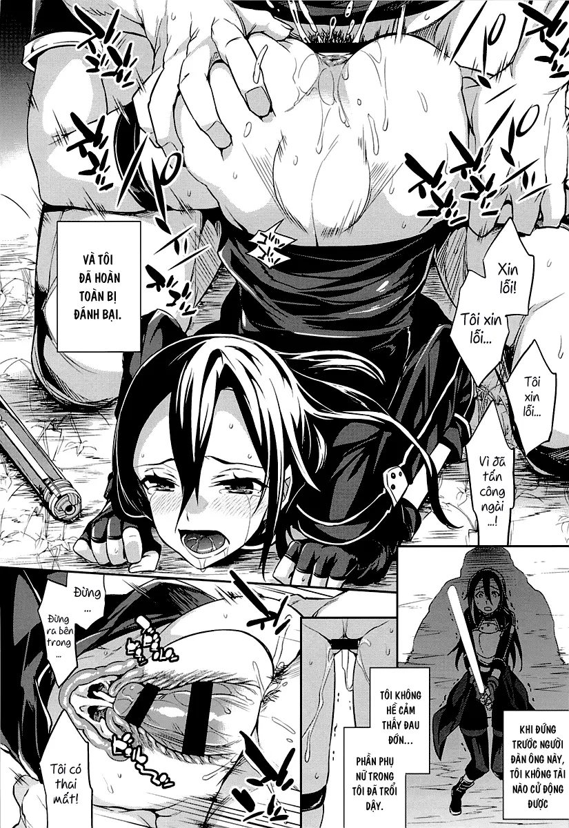 C9-14 TS~Kirito-chan no Avatar wa Random Nyotai - Full trang 10