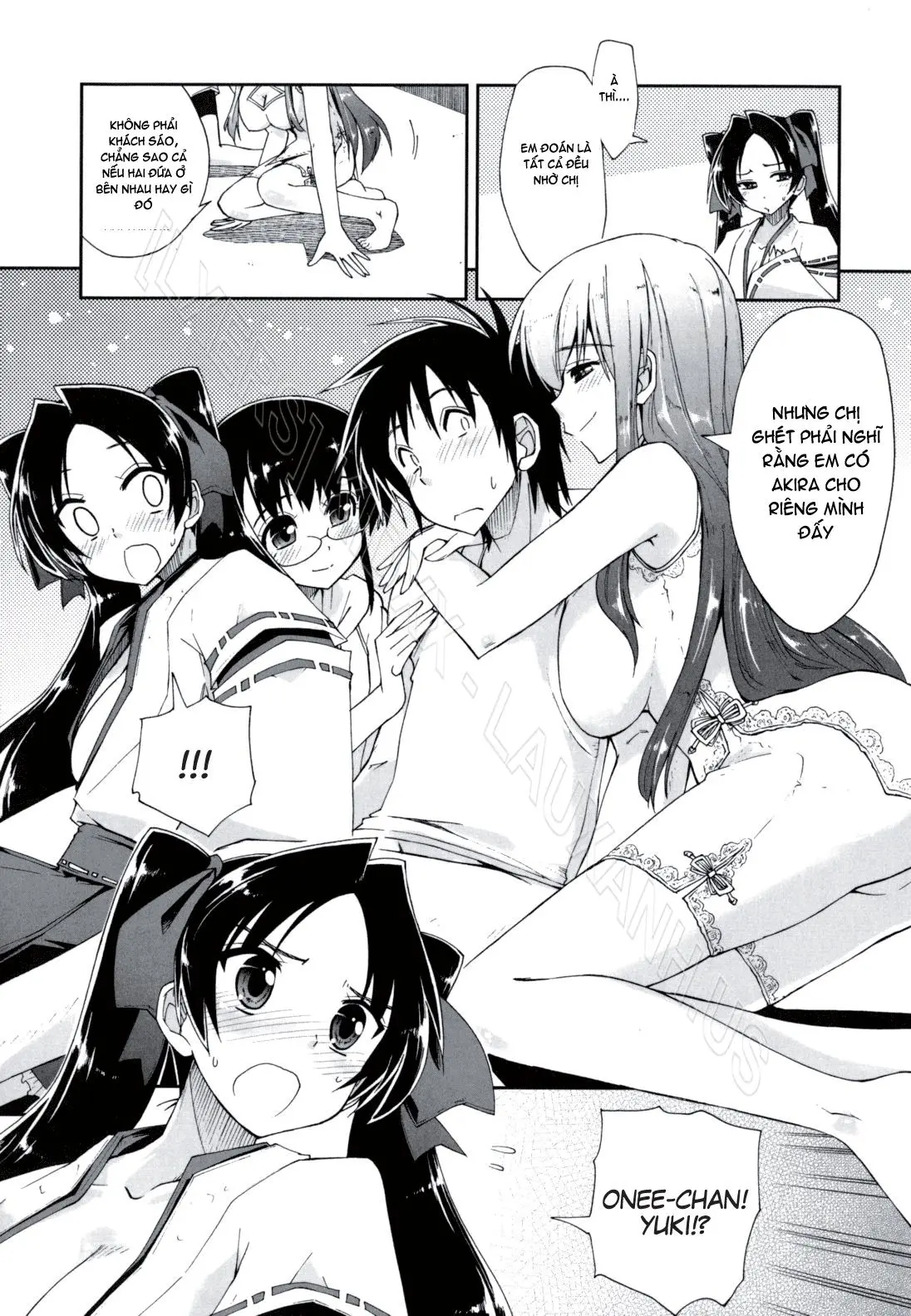 Mosaic x Sanshimai - Mosaic x Three Sisters Genteiban (decensored) - Full trang 172