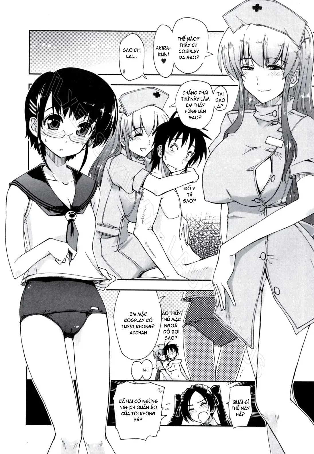 Mosaic x Sanshimai - Mosaic x Three Sisters Genteiban (decensored) - Full trang 174
